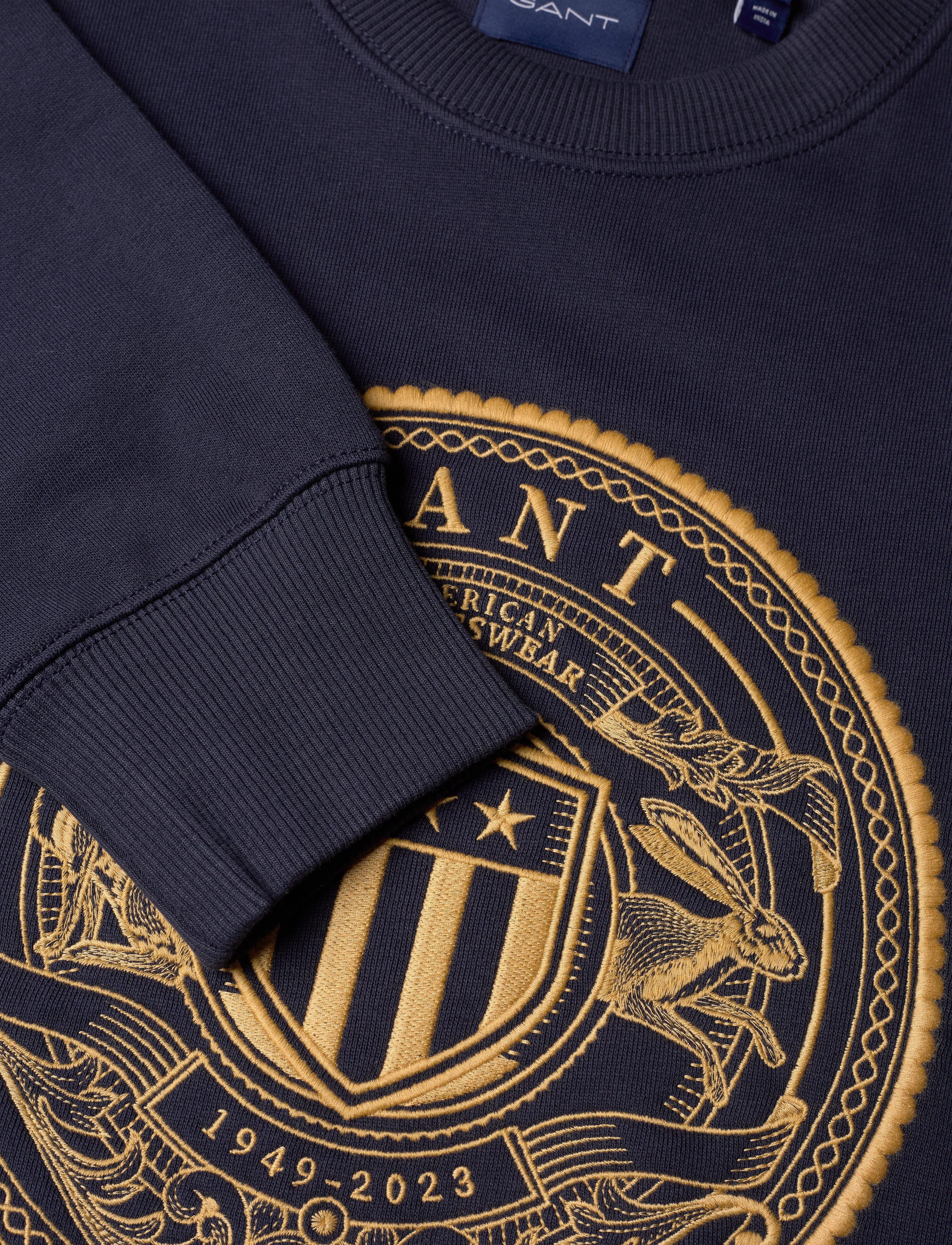 GANT - LNYC. C-NECK - evening blue - 2