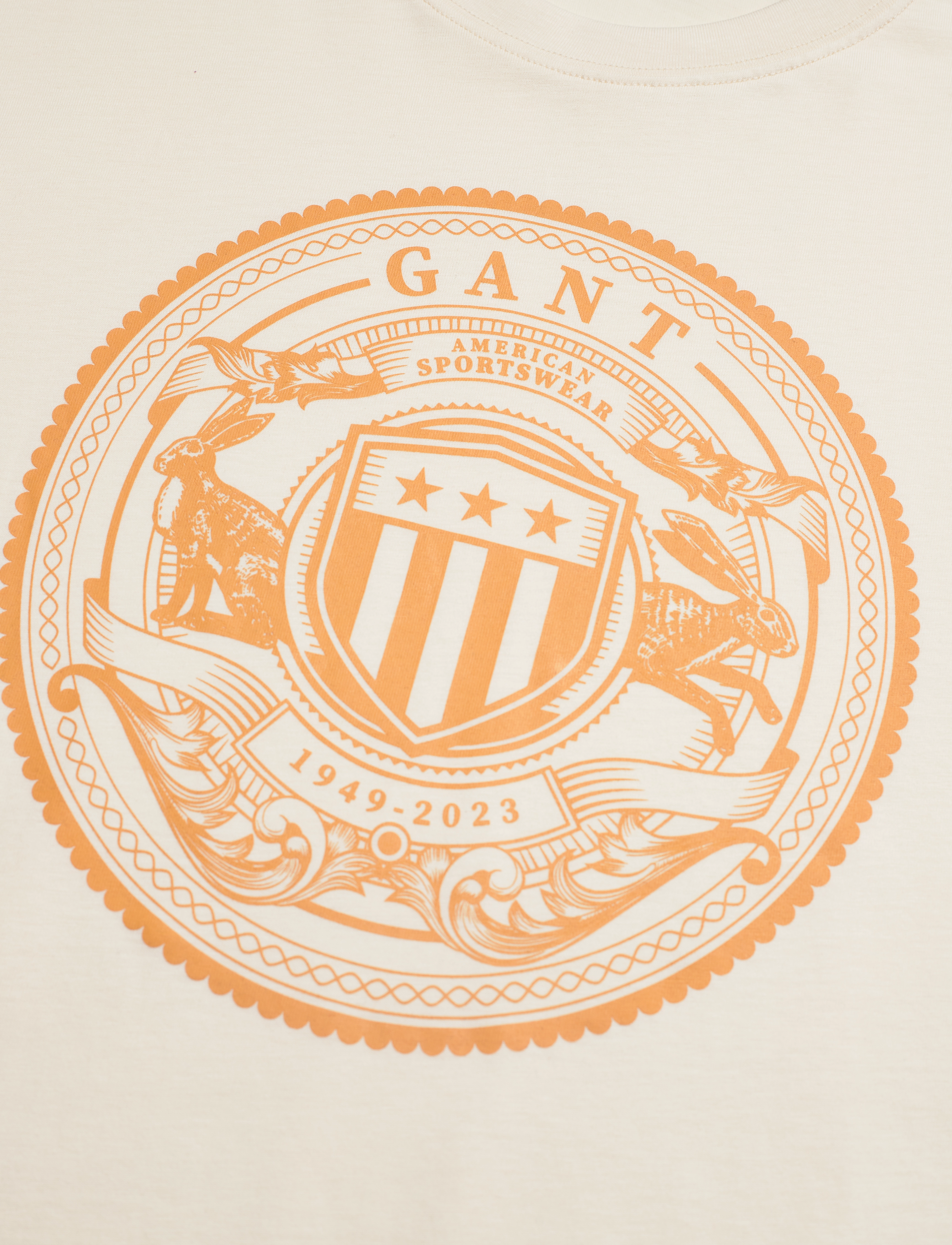 GANT - LNYC. TSHIRT - cream - 2