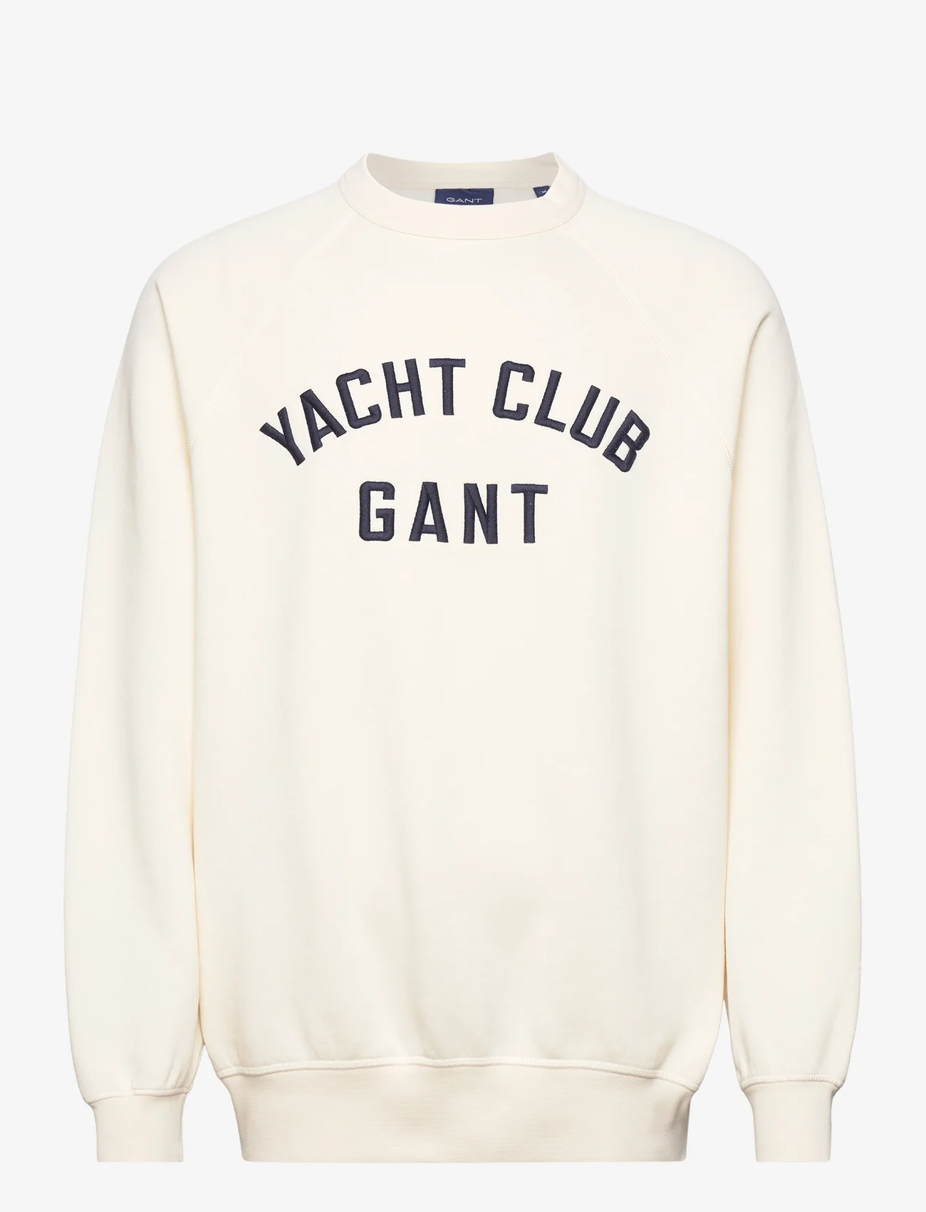 GANT - YACHT C-NECK RAGLAN - sweatshirts - cream - 0