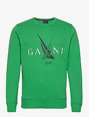 GANT - SAIL C-NECK - sweatshirts - mid green - 0
