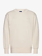 GANT ICON C-NECK - CREAM