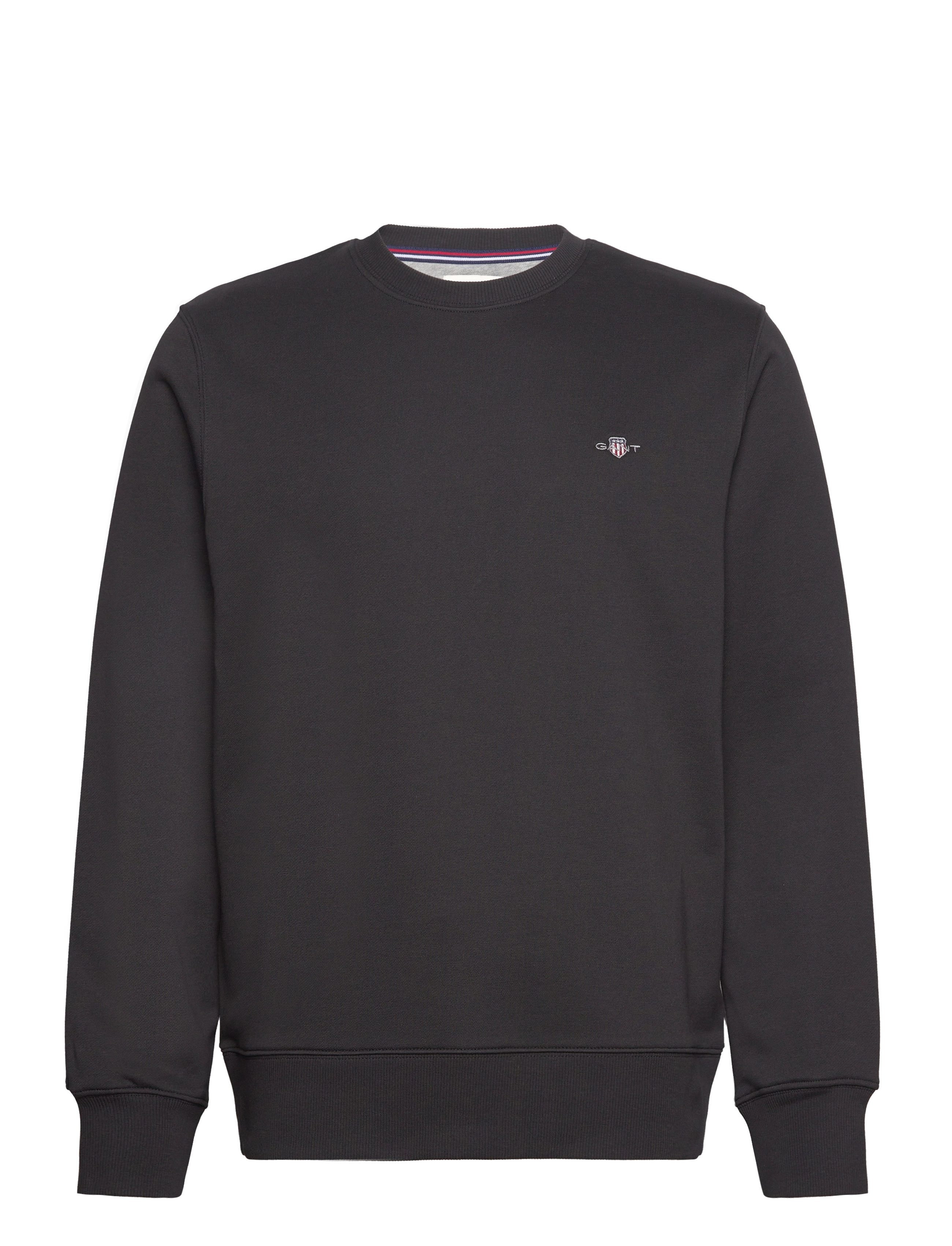 GANT - REG SHIELD C-NECK SWEAT - sweatshirts - black - 0