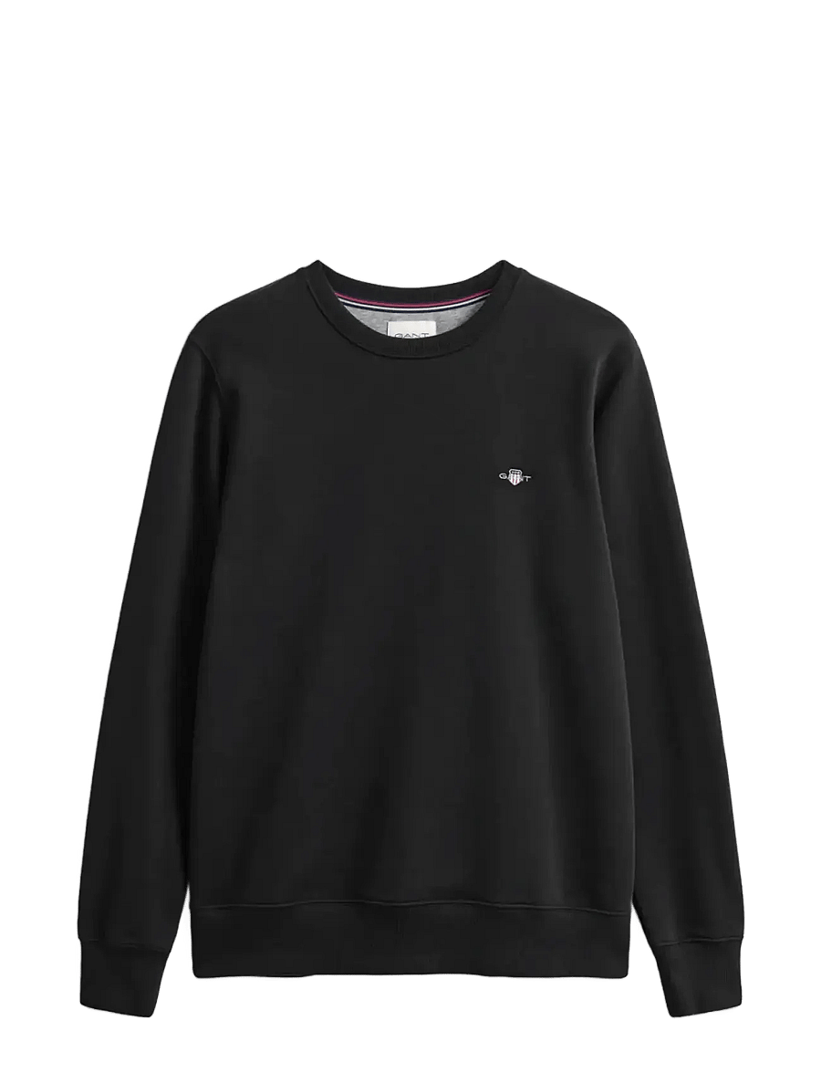 Gant - REG SHIELD C-NECK SWEAT - shoppa efter tillfälle - black - 1