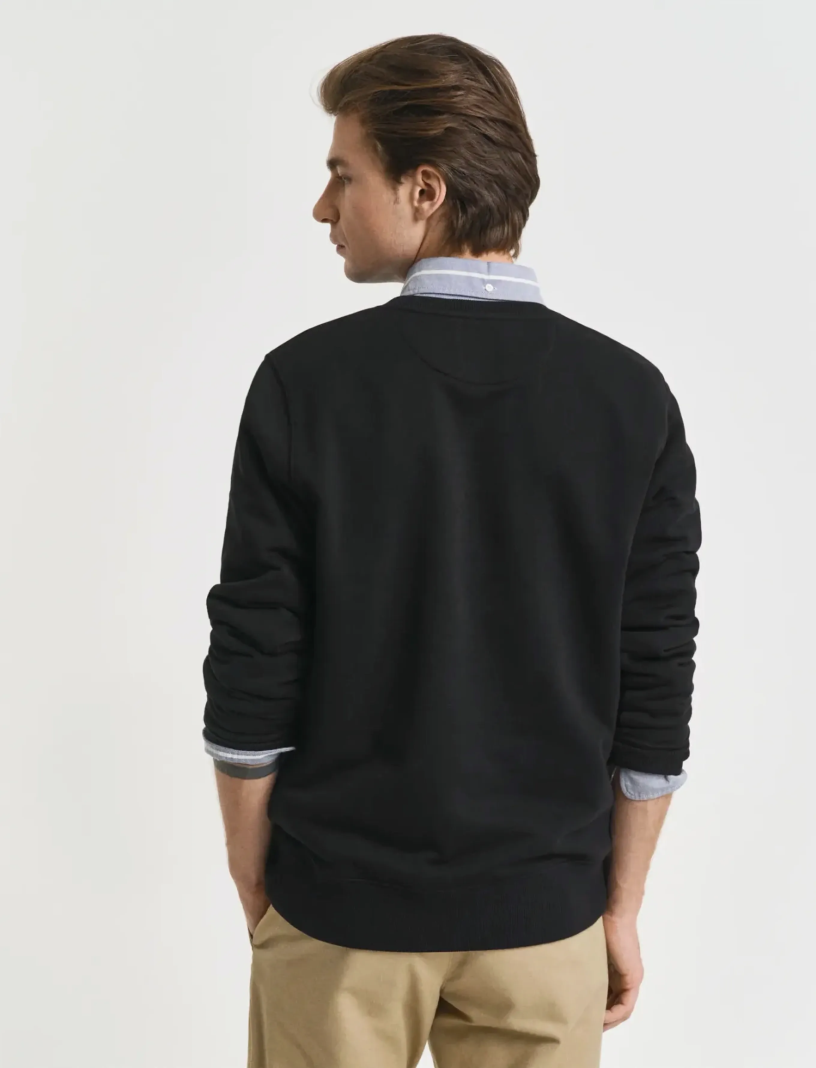 Gant Sweatshirt marinblå / mörkröd / svart herr – bild 7