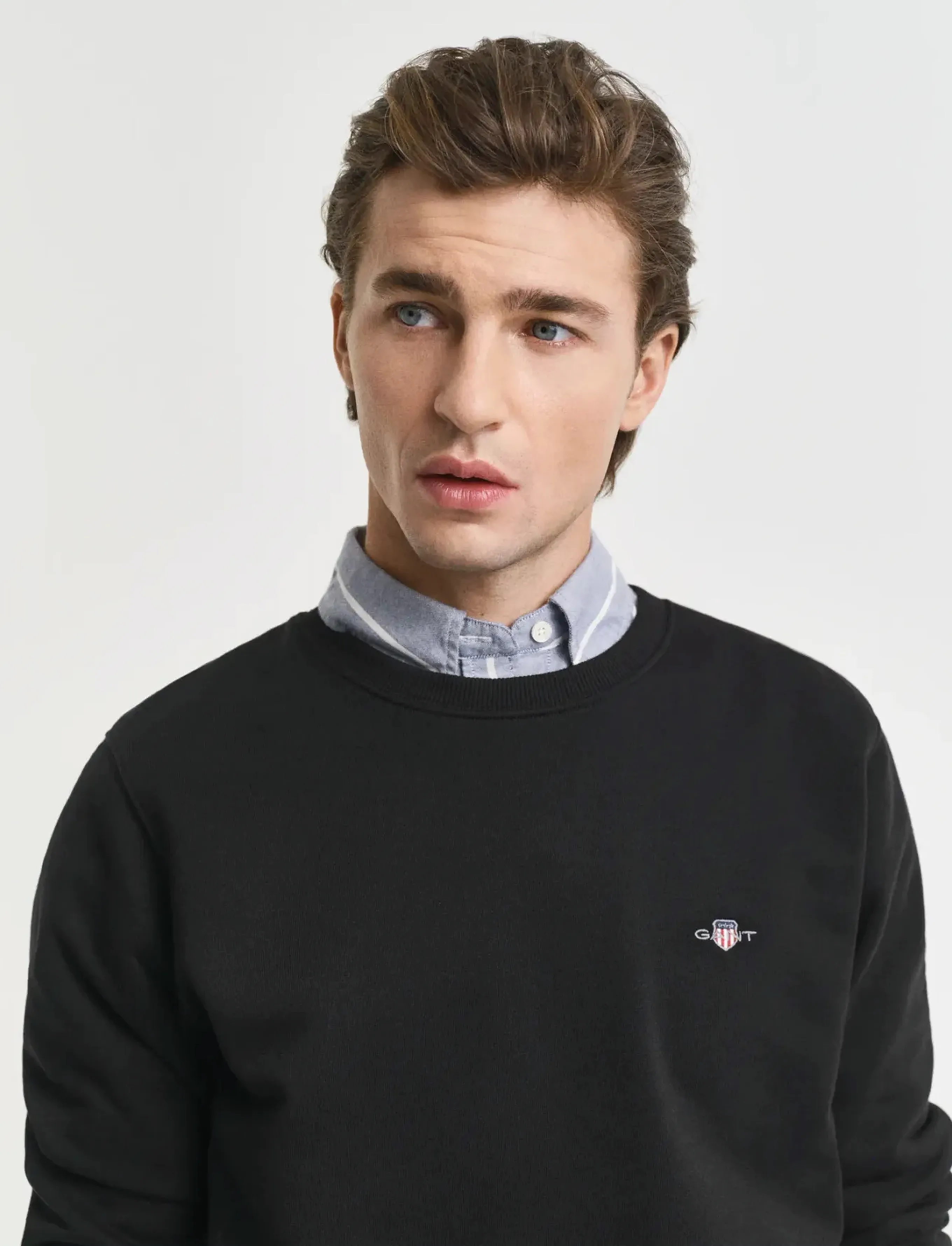 Gant Sweatshirt marinblå / mörkröd / svart herr – bild 8