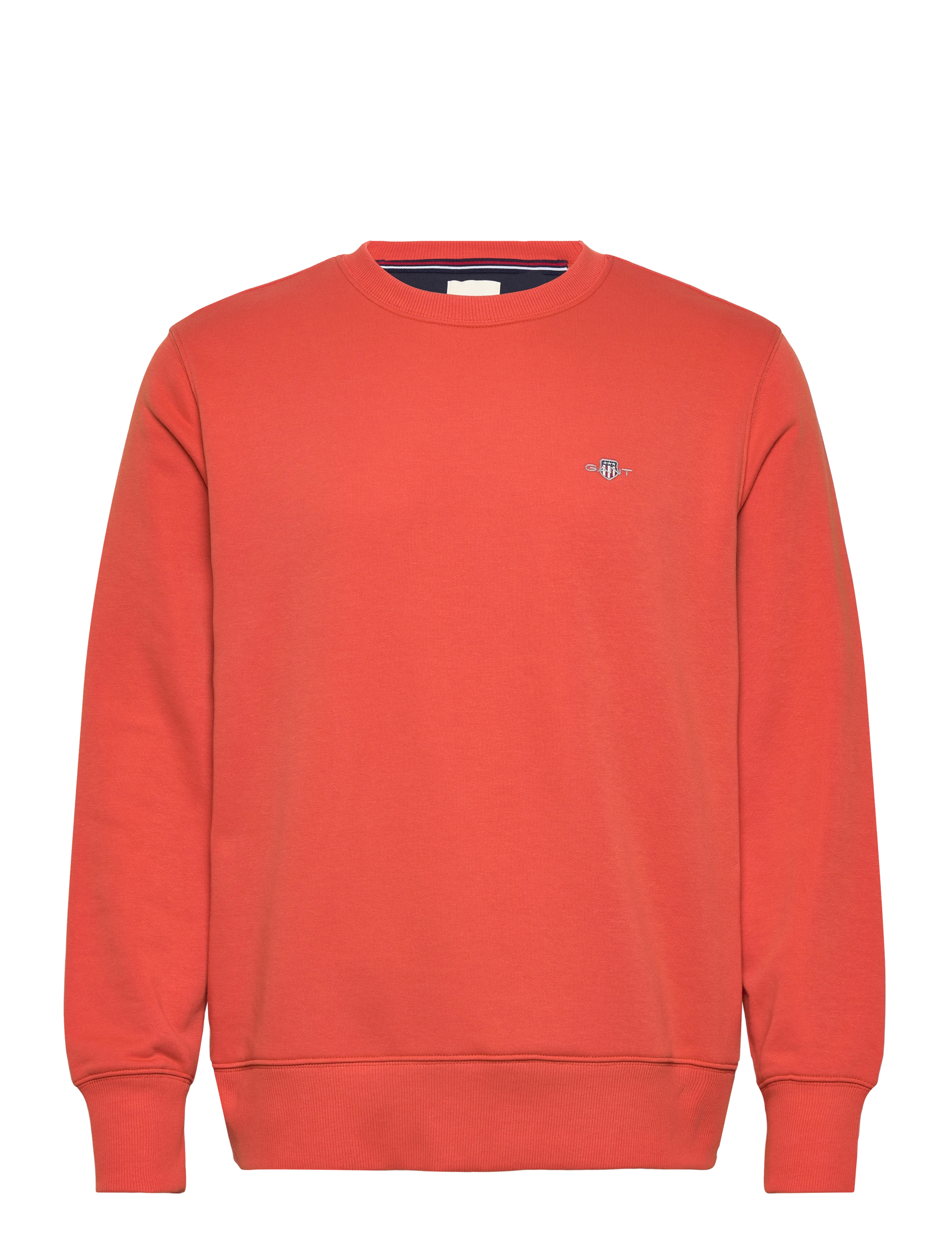 Gant REG SHIELD C-NECK SWEAT - Gant - DEEP ORANGE / orange