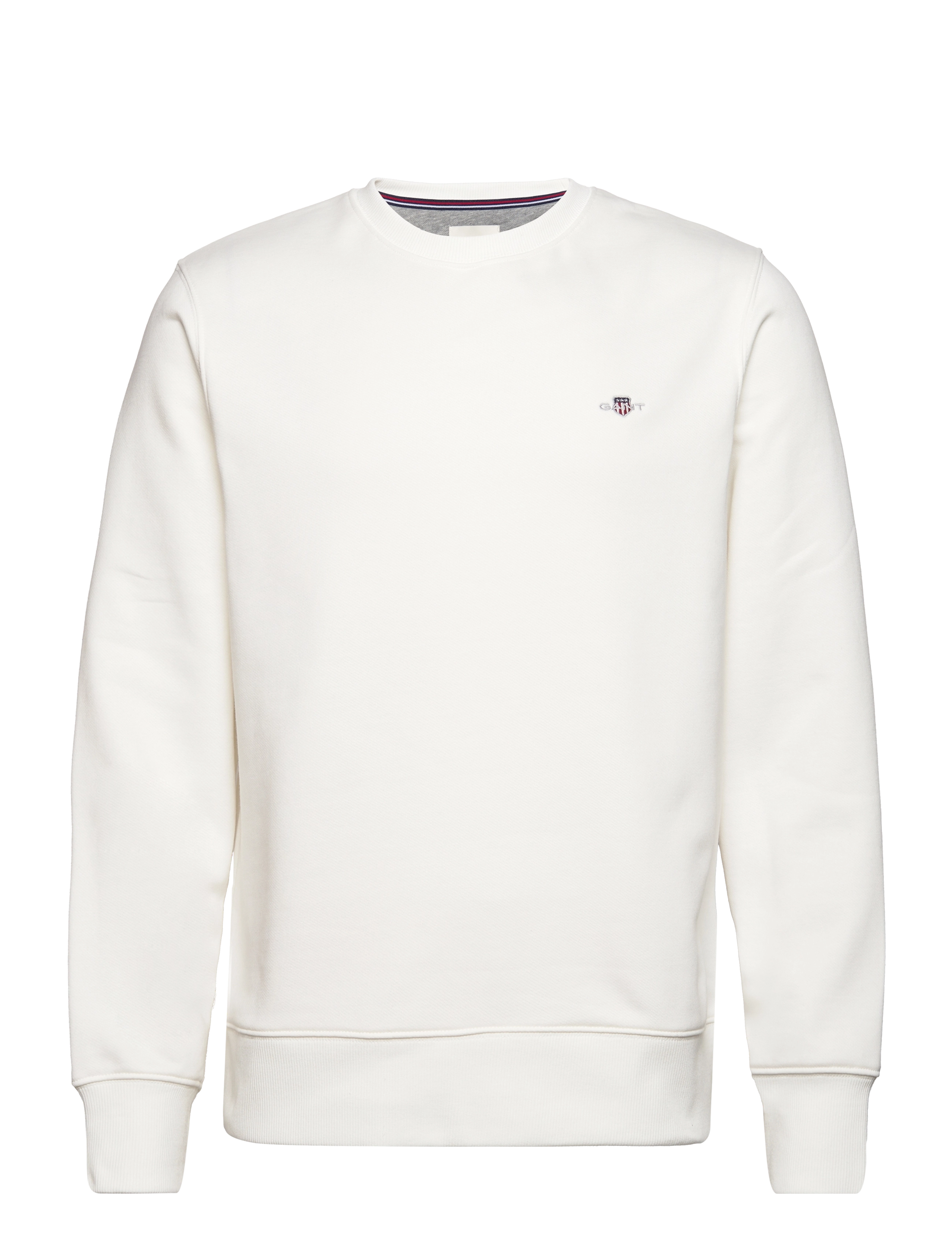 Gant REG SHIELD C-NECK SWEAT - Sweatshirts & Hettegensere - EGGSHELL / white