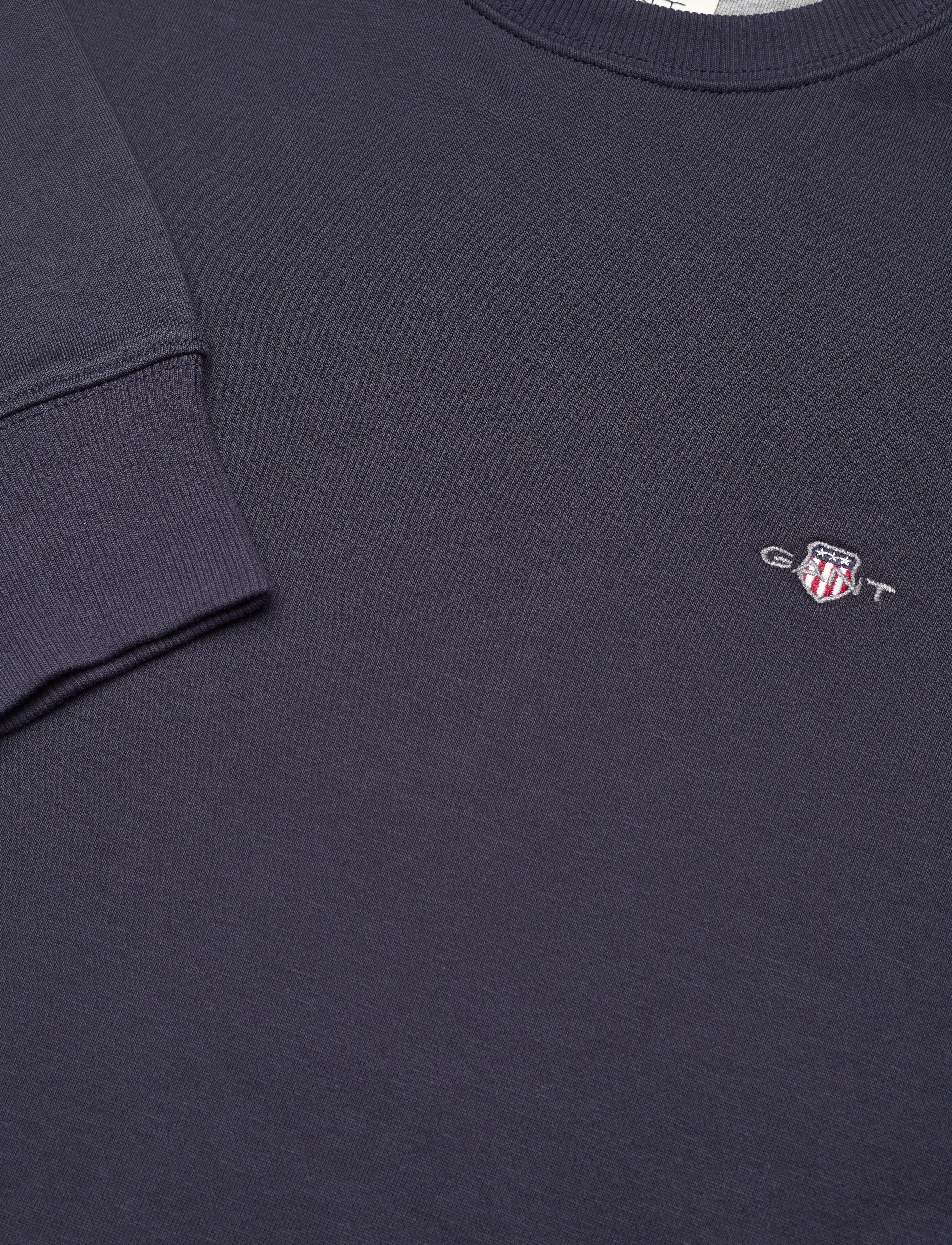 Gant - REG SHIELD C-NECK SWEAT - sweatshirts - evening blue - 3