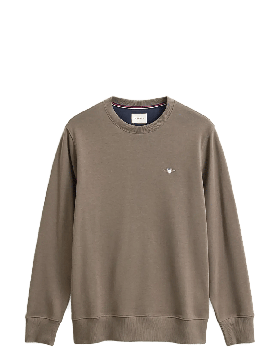 Gant - REG SHIELD C-NECK SWEAT - truien - faded taupe - 0