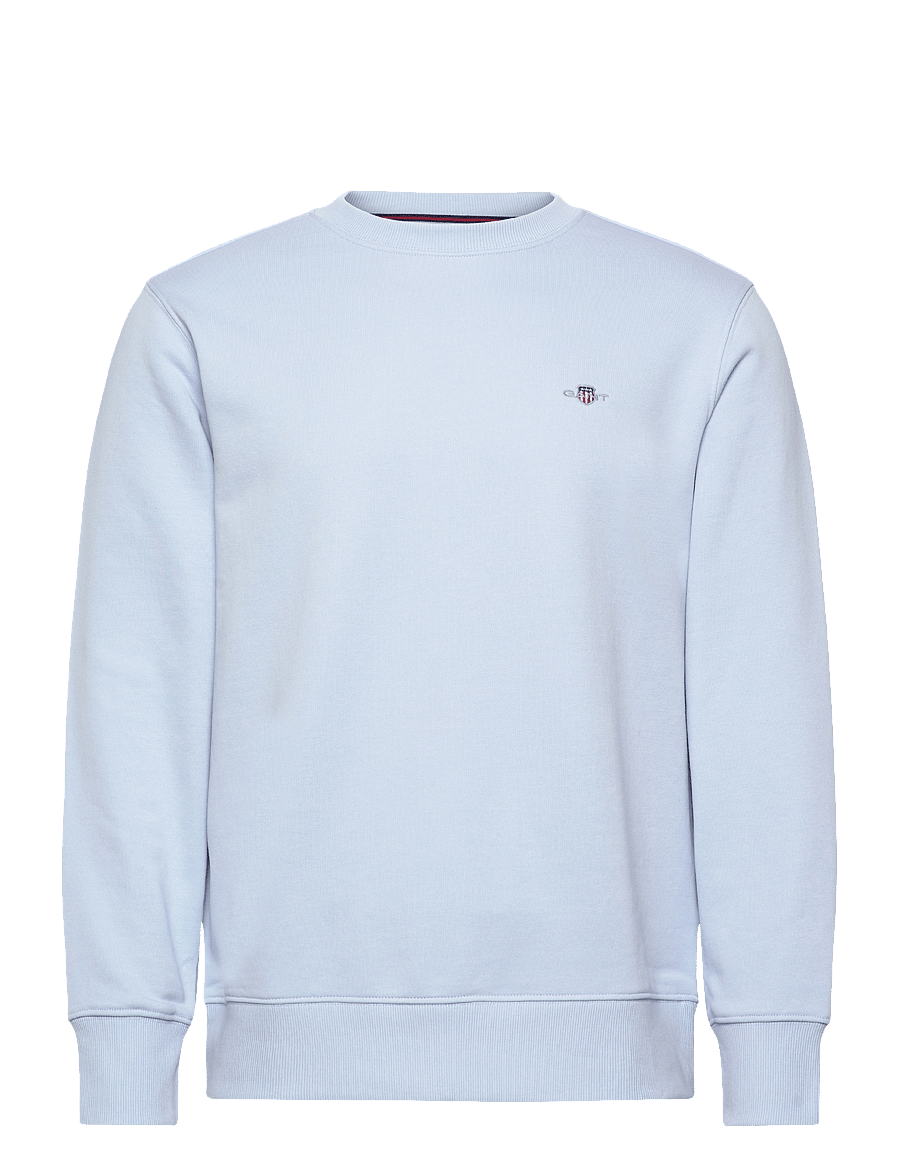 Gant - REG SHIELD C-NECK SWEAT - dressipluusid - fresh blue - 1
