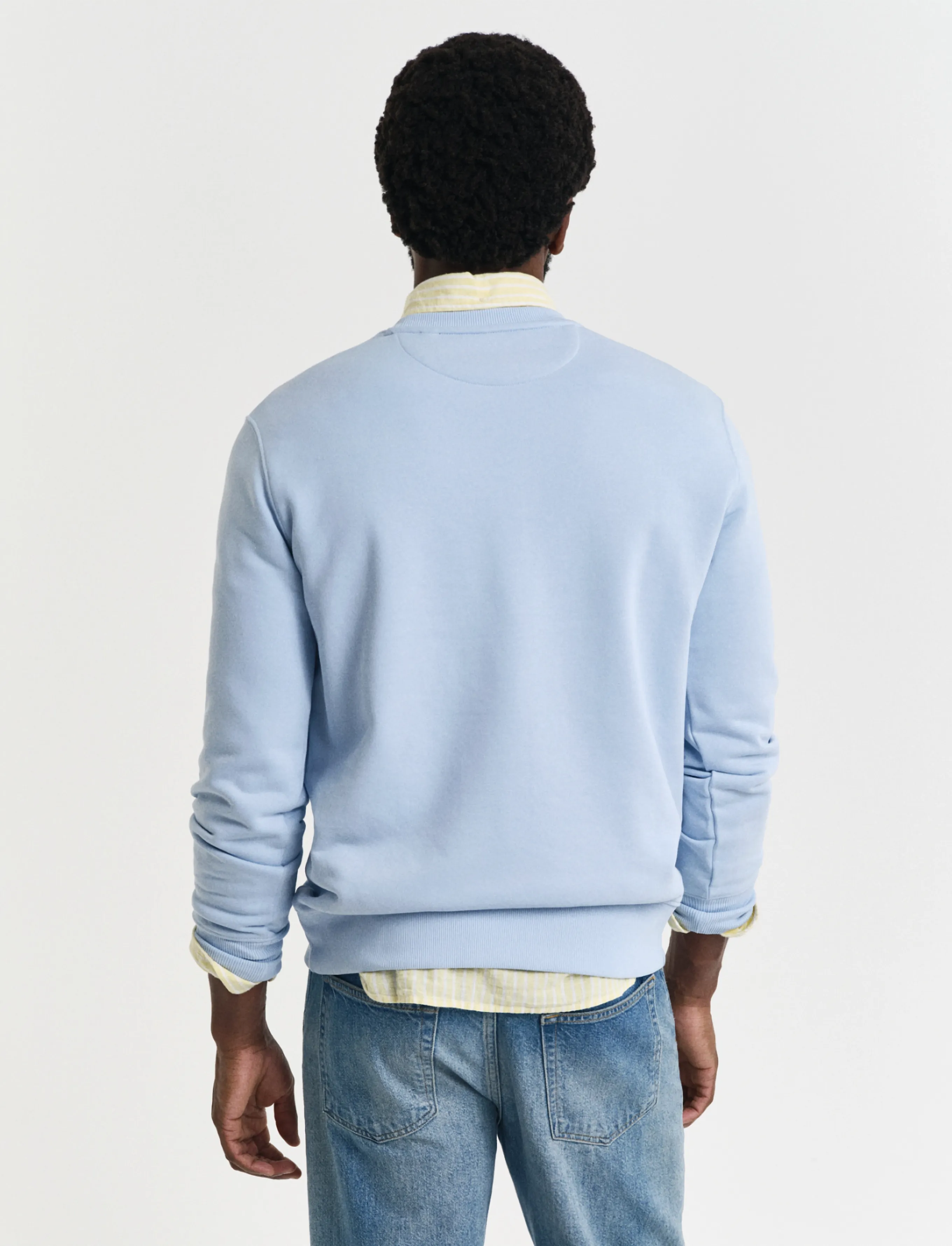 Gant - REG SHIELD C-NECK SWEAT - shoppa efter tillfälle - fresh blue - 3