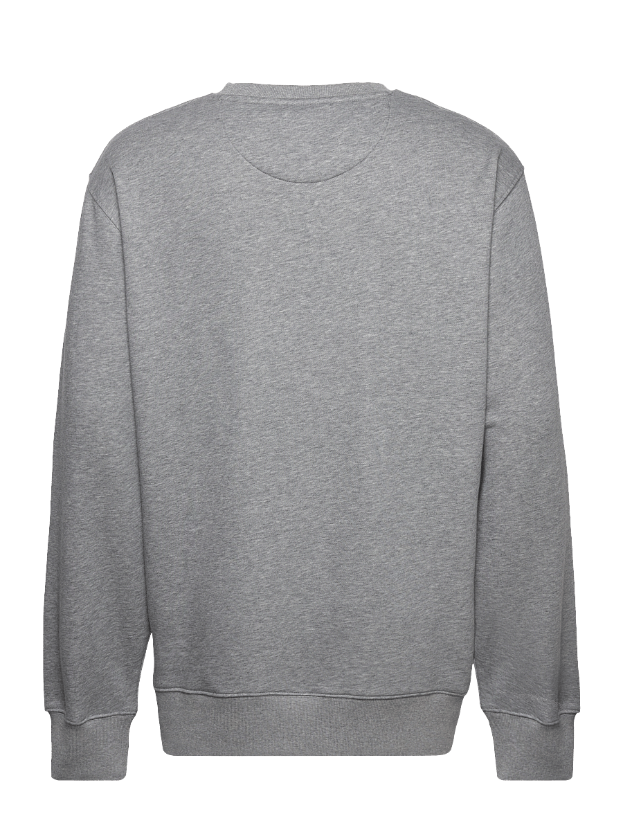Gant - REG SHIELD C-NECK SWEAT - sweatshirts - grey melange - 2