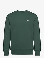 REG SHIELD C-NECK SWEAT - TARTAN GREEN