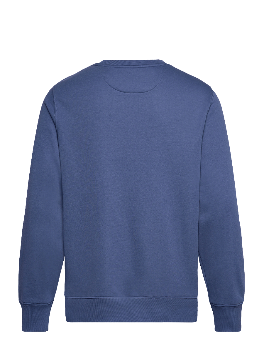 Gant - REG SHIELD C-NECK SWEAT - shoppa efter tillfälle - vintage blue - 1