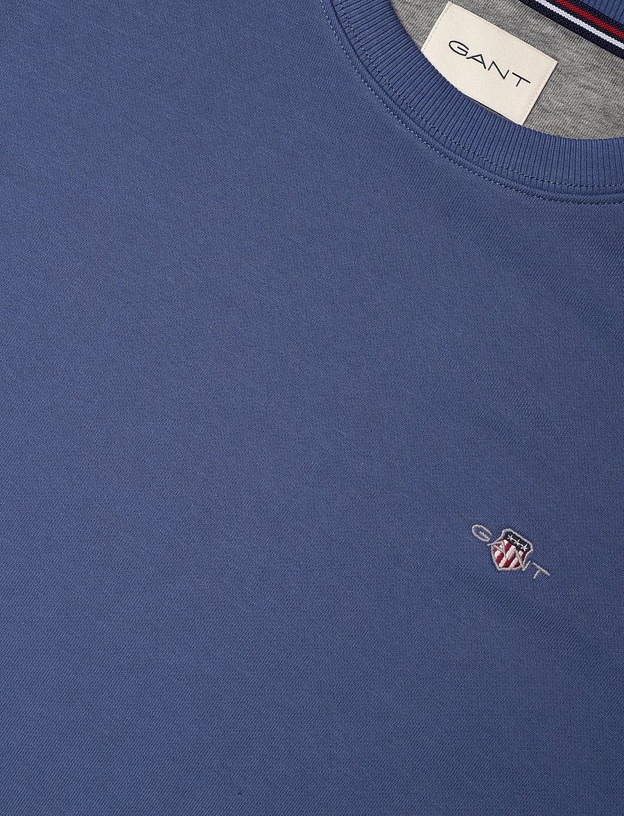 Gant - REG SHIELD C-NECK SWEAT - shoppa efter tillfälle - vintage blue - 2