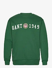 GANT - CREST C-NECK - sweatshirts - forest green - 0