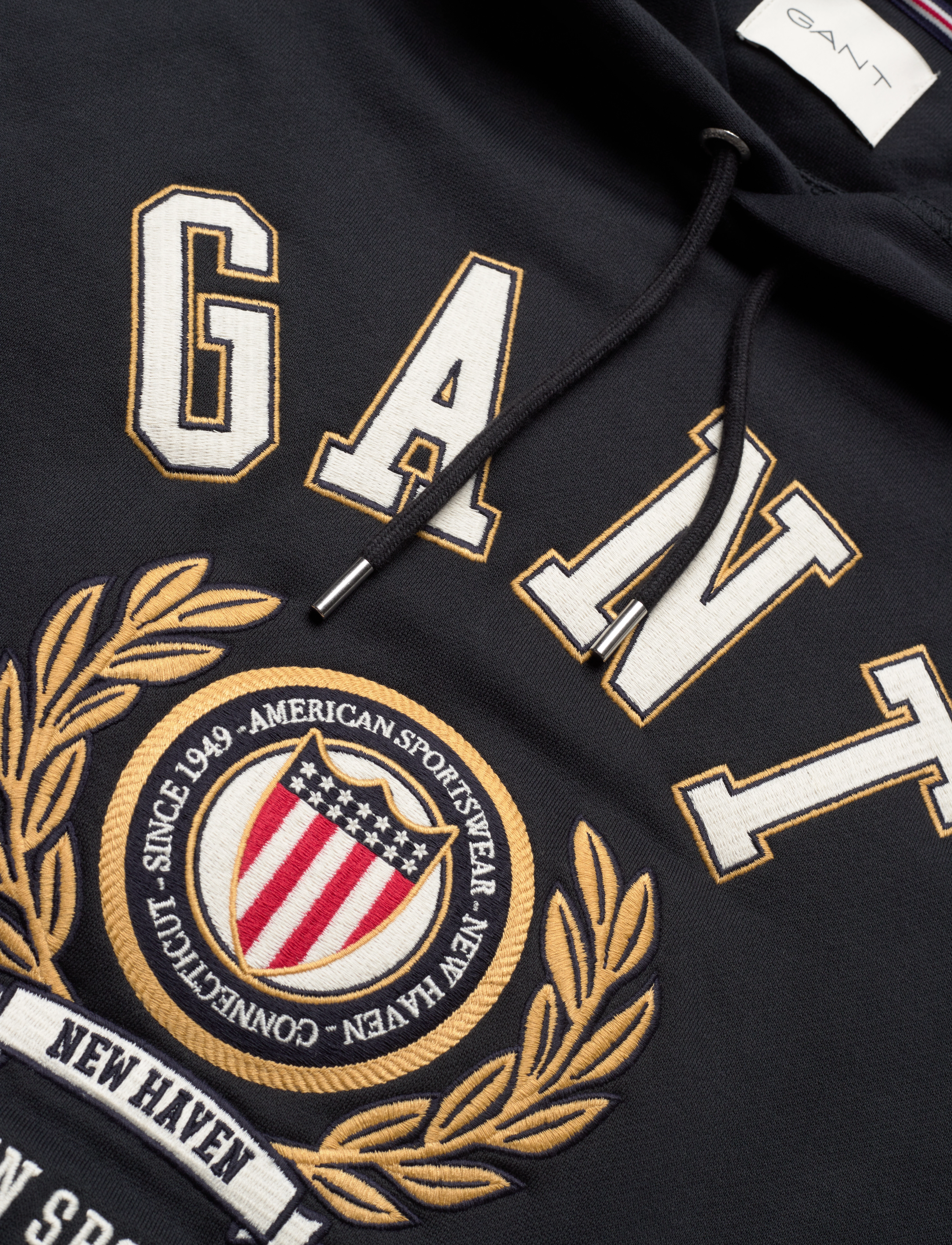 GANT - CREST SWEAT HOODIE - black - 2