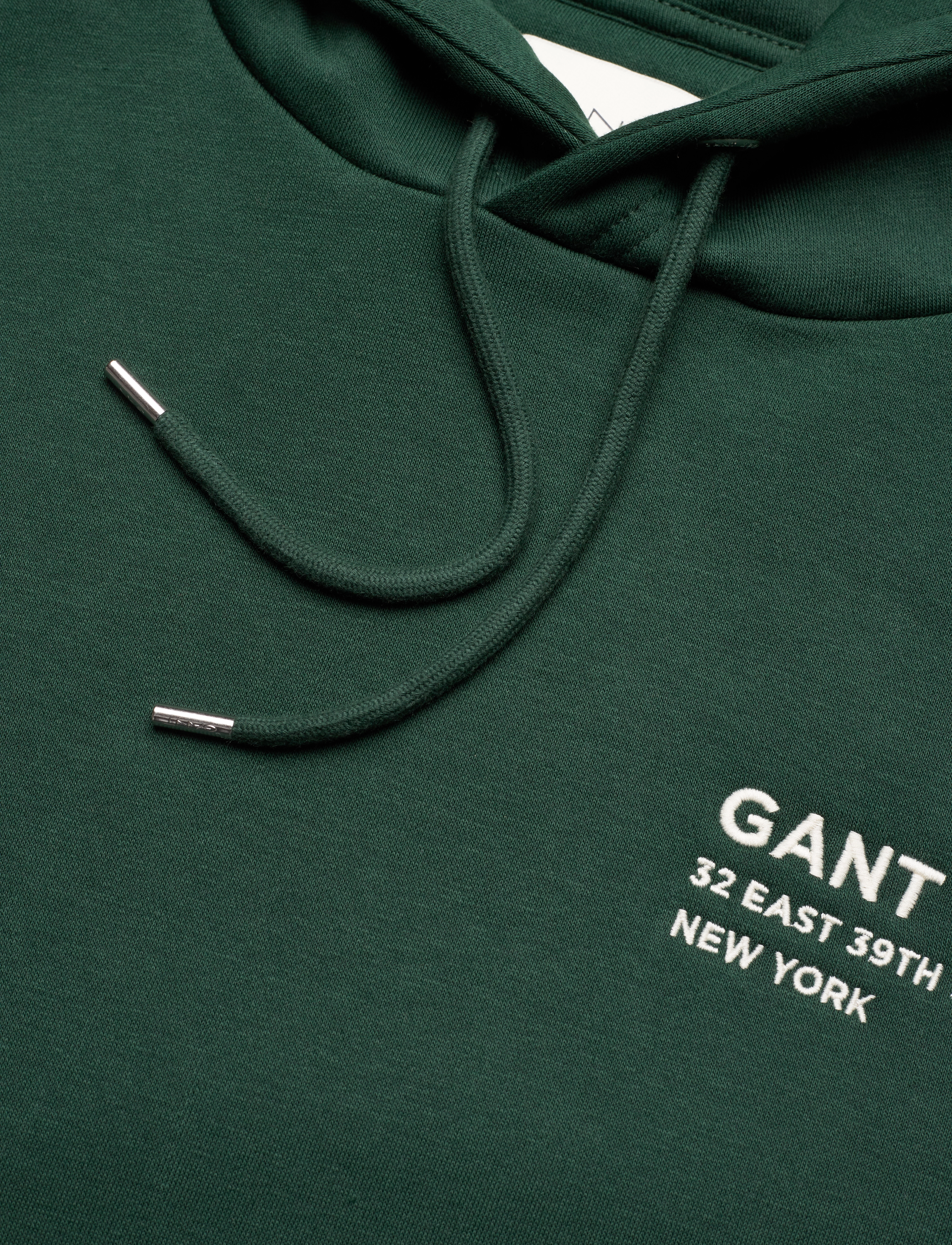 GANT - SMALL LOGO HOODIE - tartan green - 2
