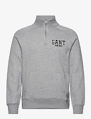 GANT - ARCH HALF-ZIP - sweatshirts - grey melange - 0