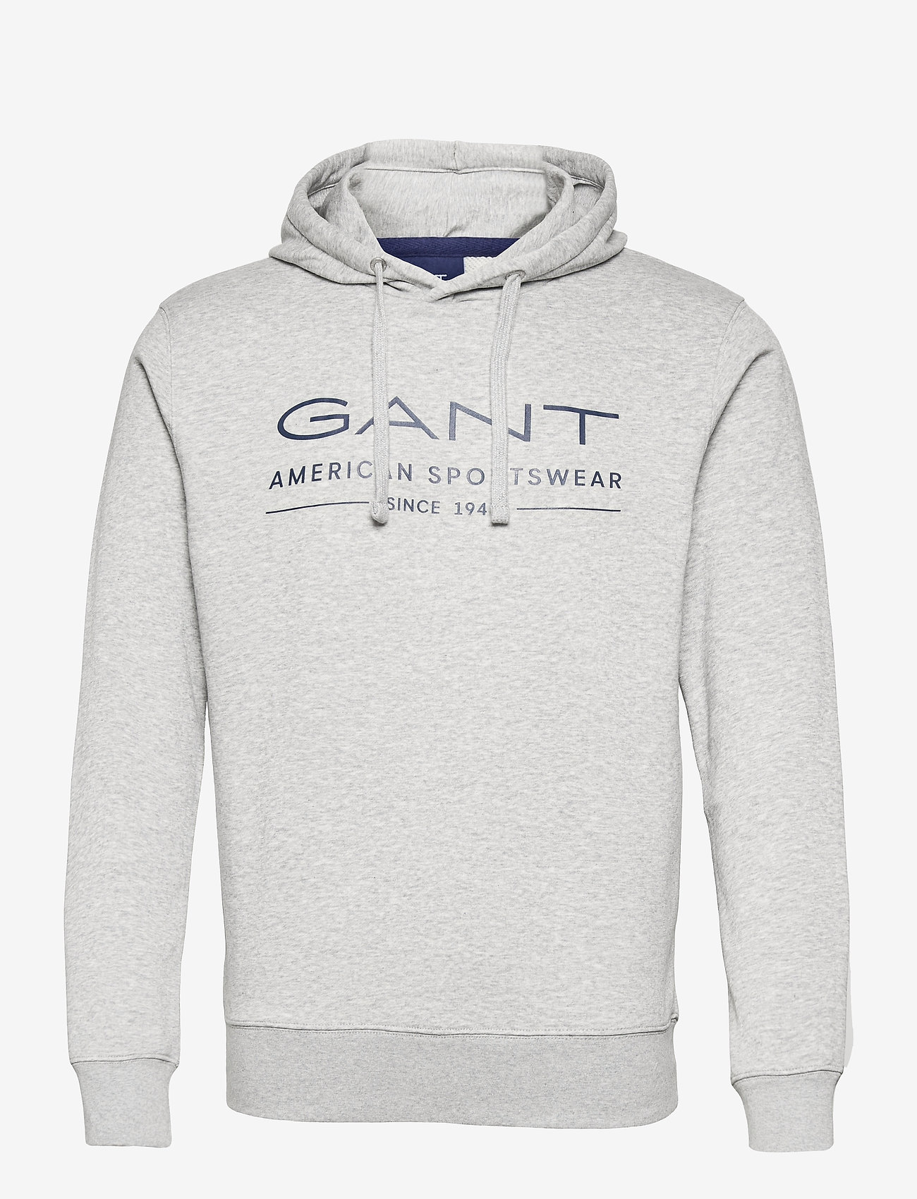 GANT - MD. SUMMER SWEAT HOODIE - grey melange - 0