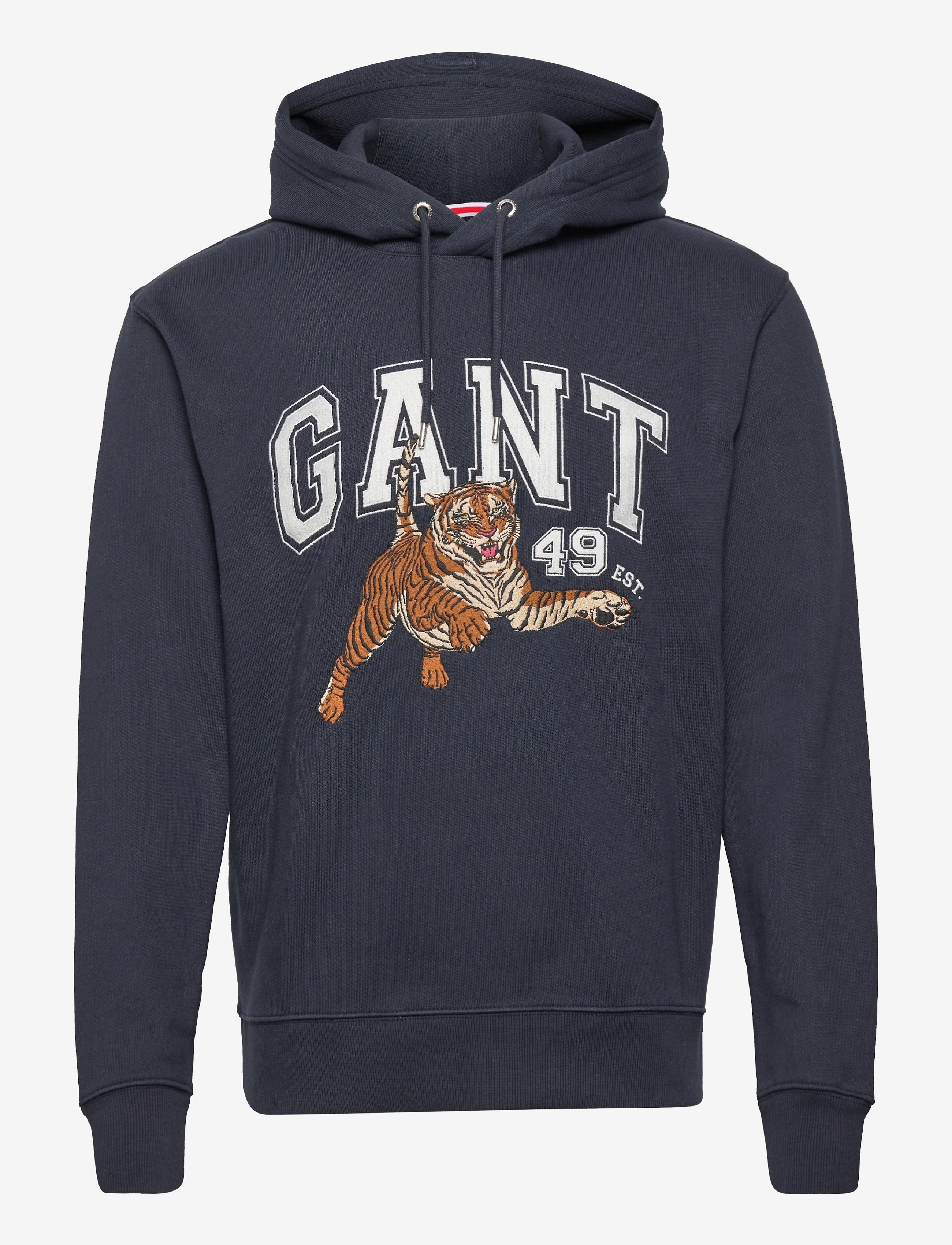 GANT - D2. TIGER SWEAT HOODIE - evening blue - 0