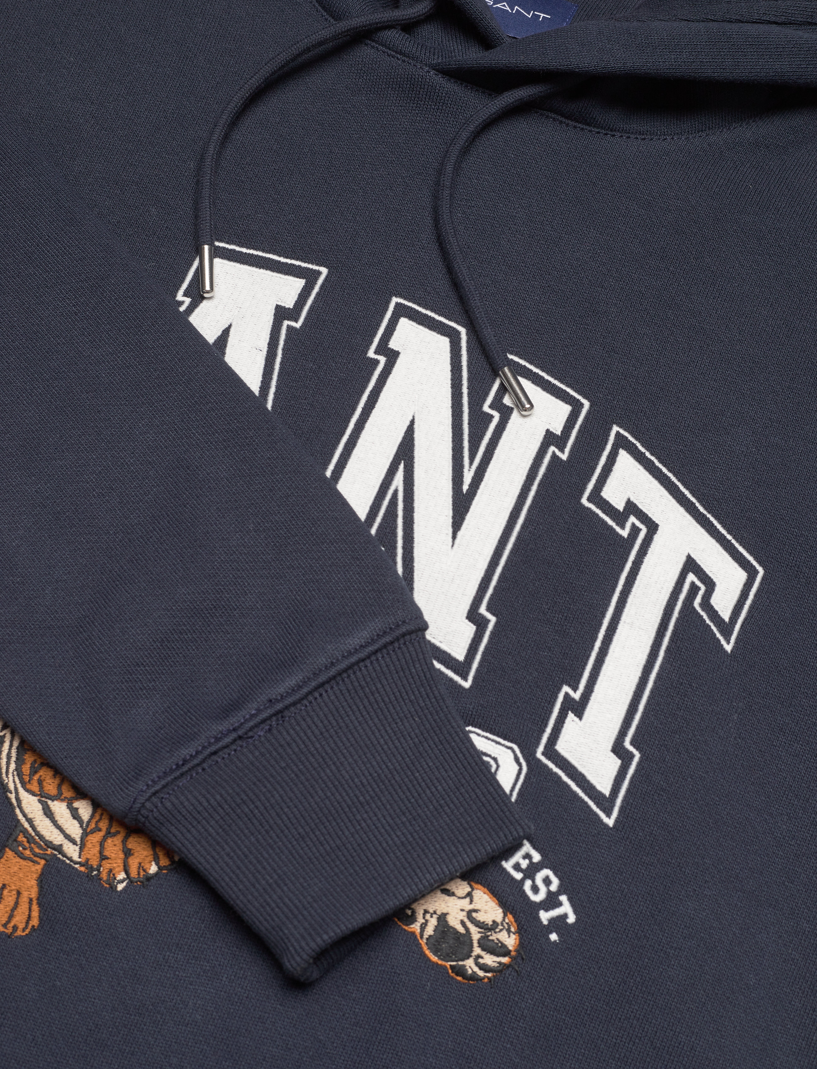 GANT - D2. TIGER SWEAT HOODIE - evening blue - 2