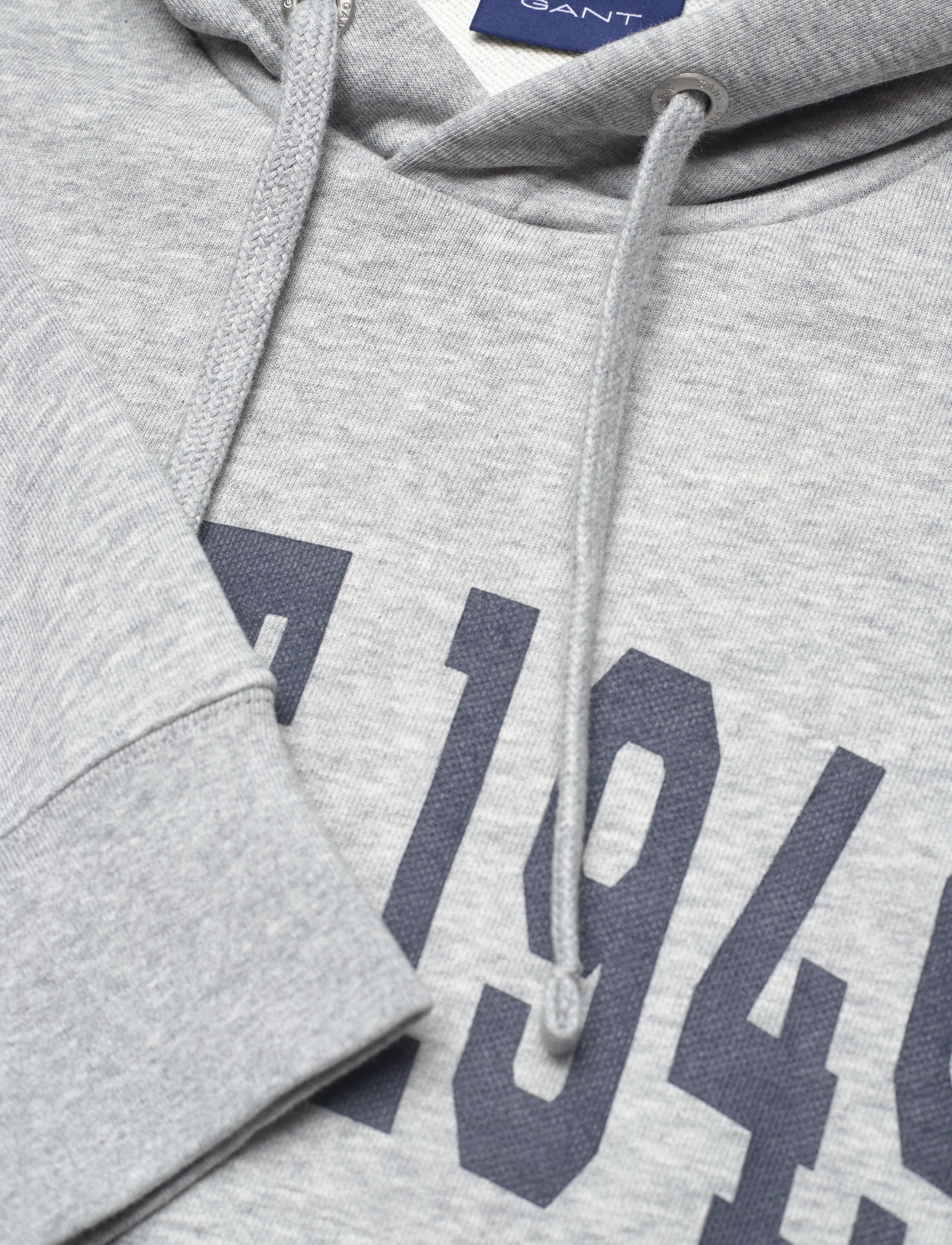 GANT - MD. FALL HOODIE SWEAT - grey melange - 2
