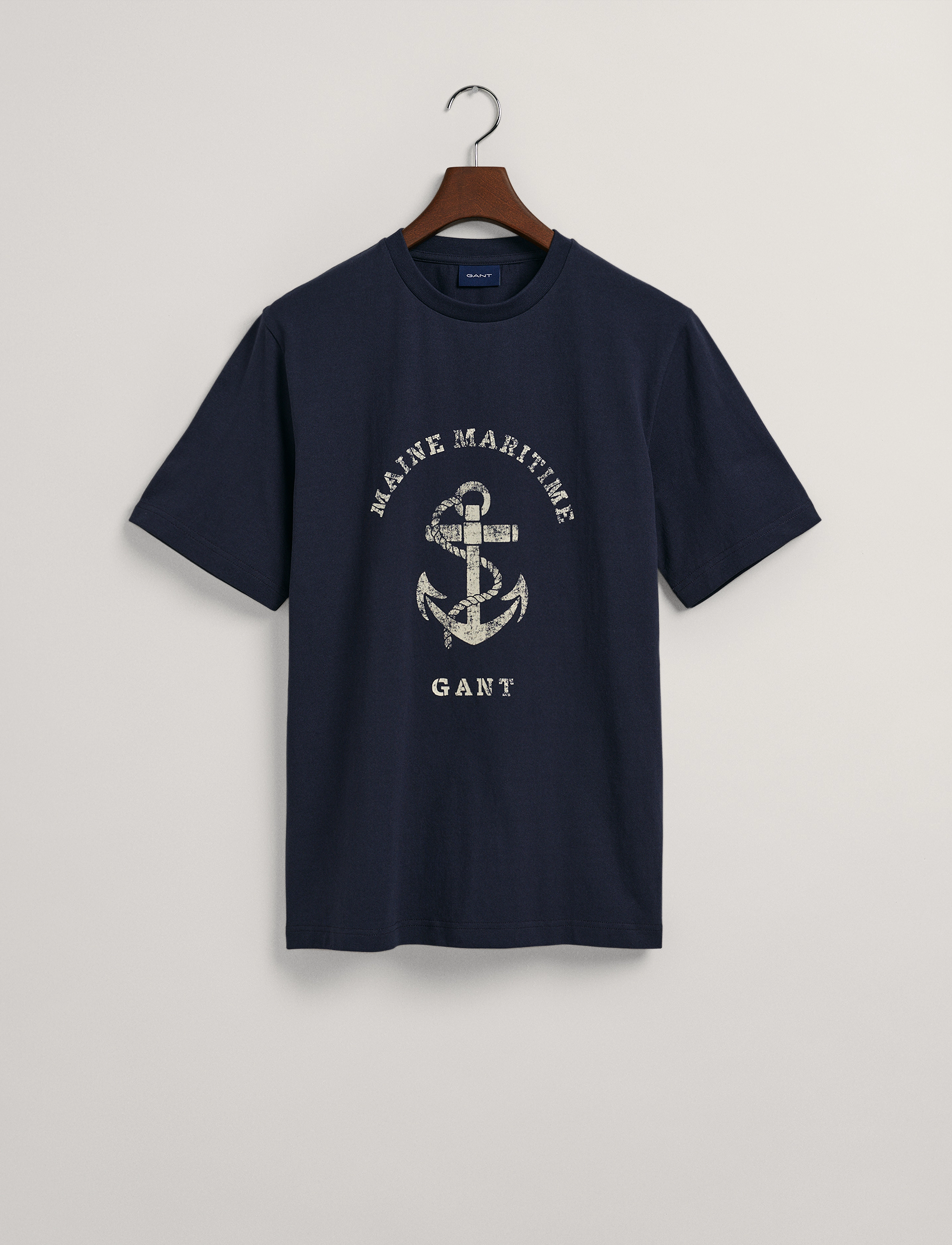 GANT - D2. MARITIME T-SHIRT - evening blue - 3
