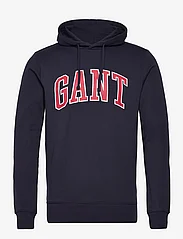 GANT - MD. GANT SWEAT HOODIE - hoodies - evening blue - 0