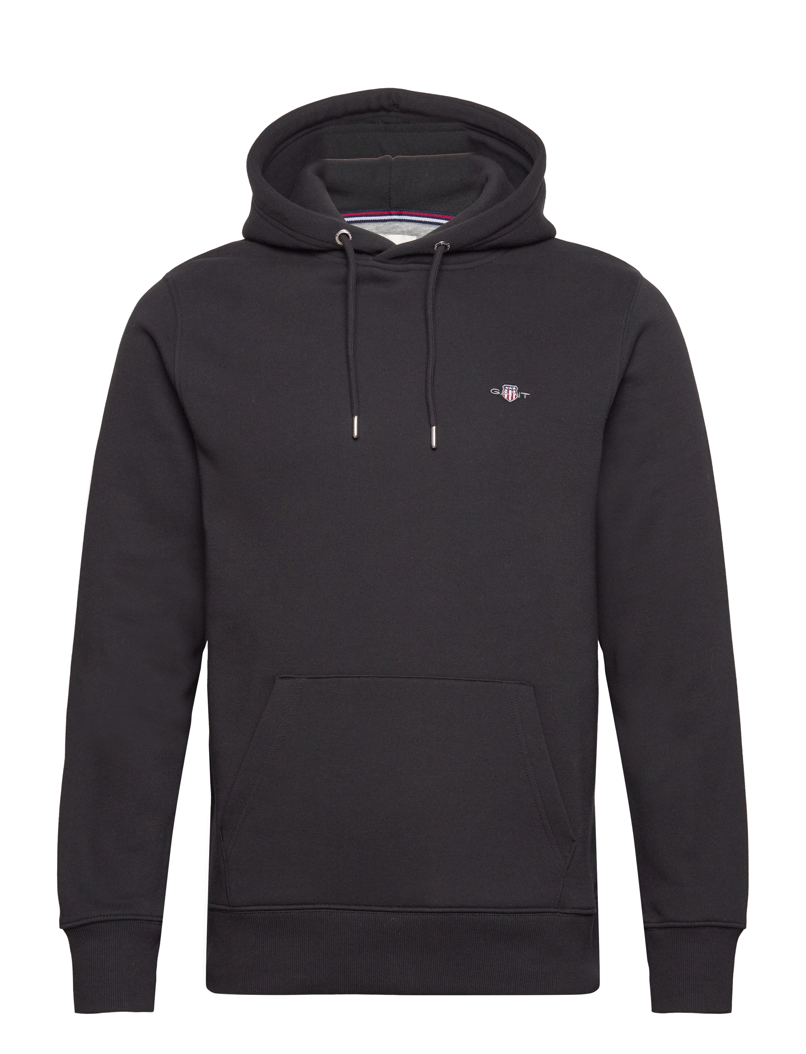 Gant - REG SHIELD HOODIE - kapuzenpullover - black - 1