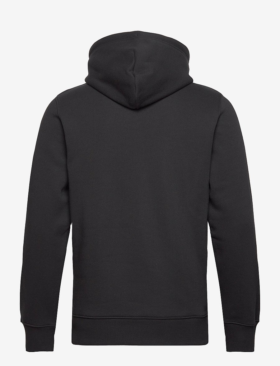 Gant - REG SHIELD HOODIE - kapuutsiga pusad - black - 2