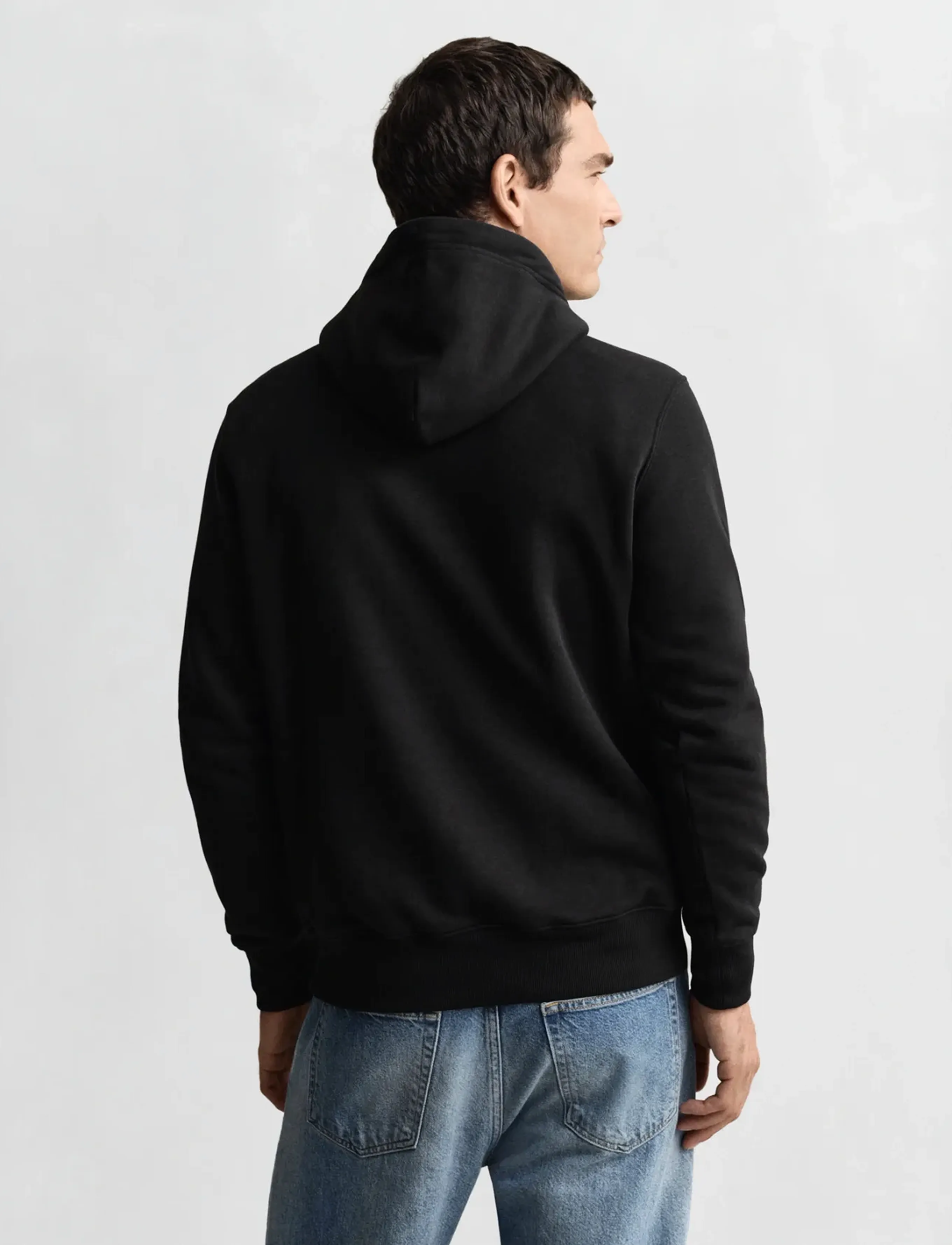Gant - REG SHIELD HOODIE - sweats à capuche - black - 3