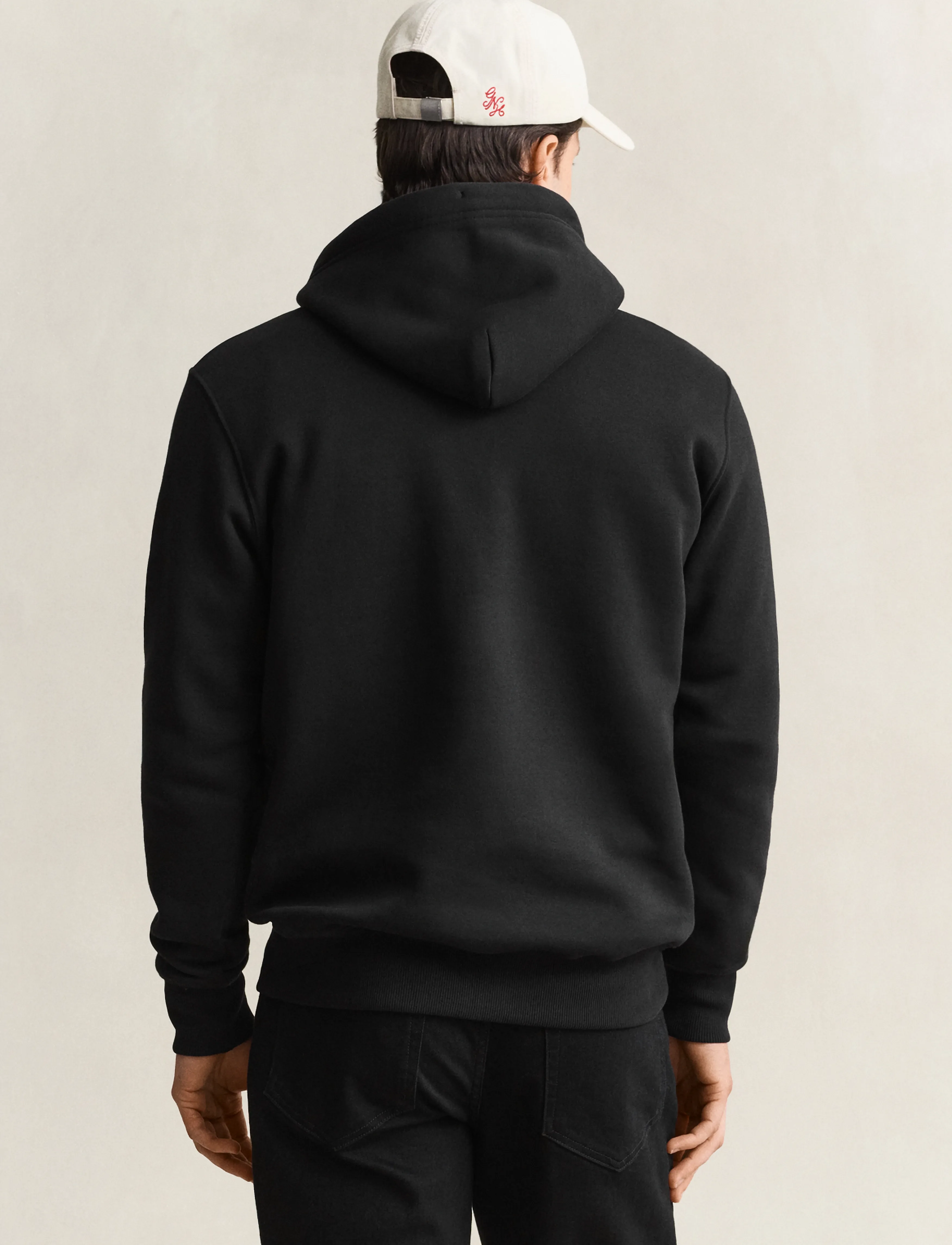 Gant - REG SHIELD HOODIE - kapuutsiga pusad - black - 2
