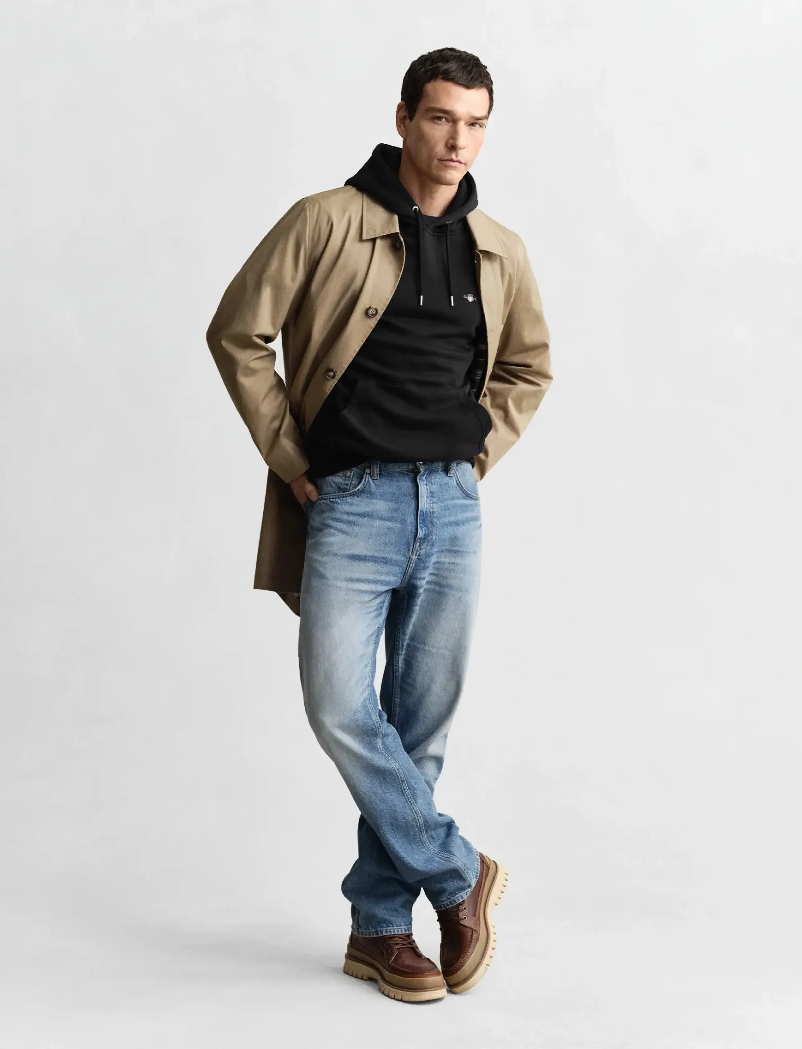 Gant - REG SHIELD HOODIE - sweats à capuche - black - 5