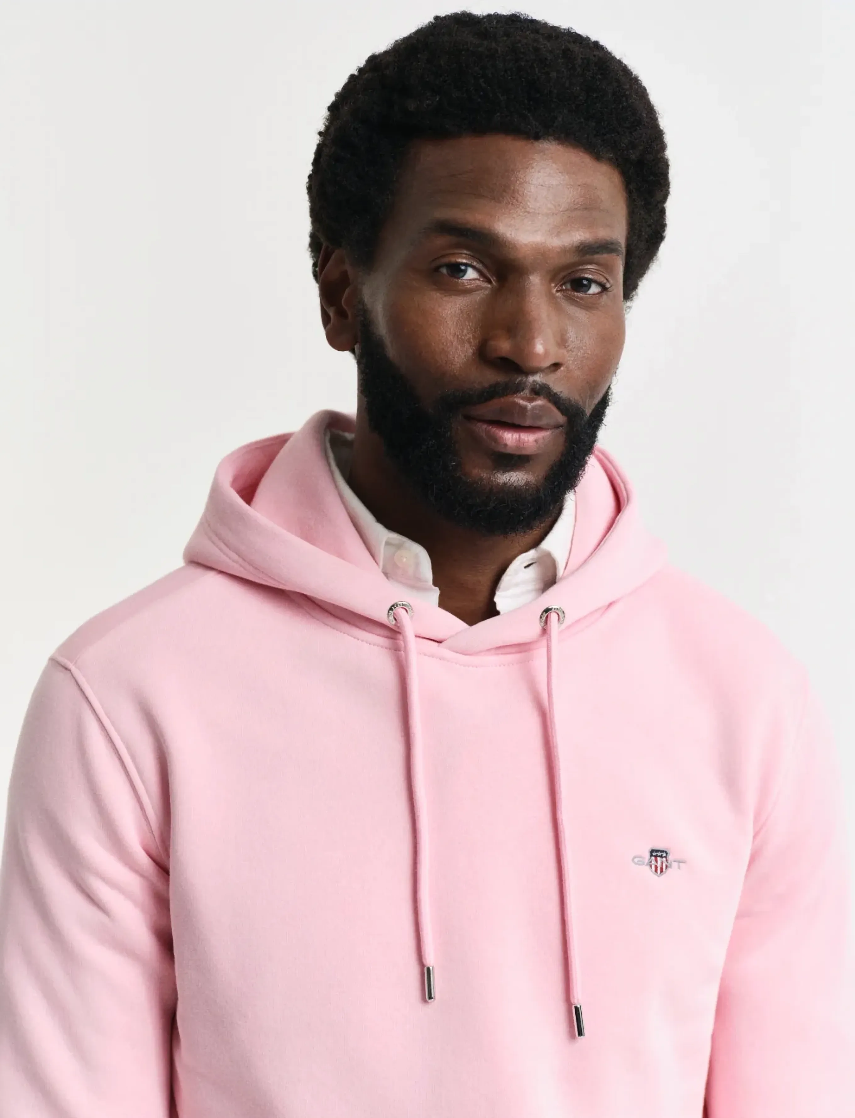 Gant - REG SHIELD HOODIE - kapuzenpullover - california pink - 4