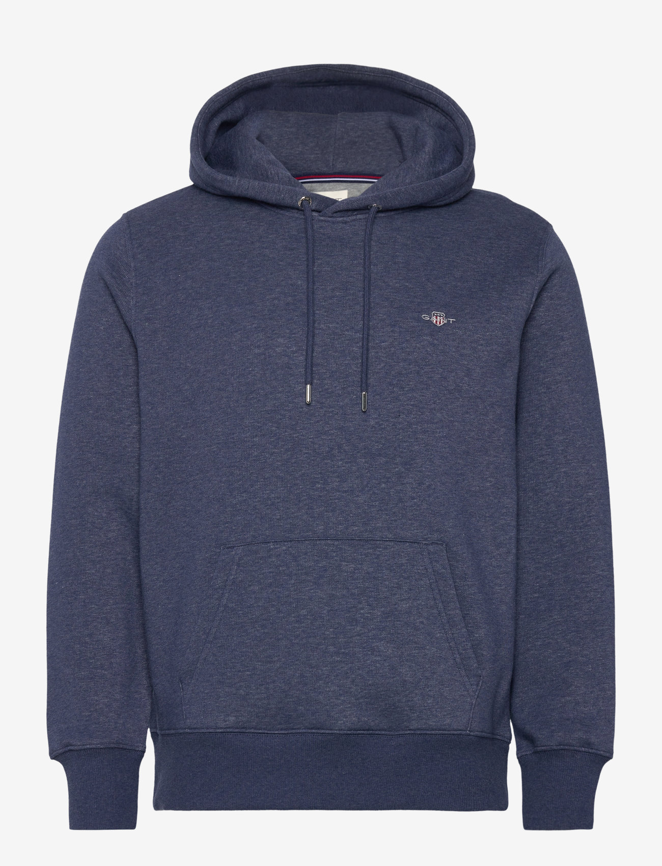 Gant - REG SHIELD HOODIE - kapuzenpullover - dark jeansblue melange - 1
