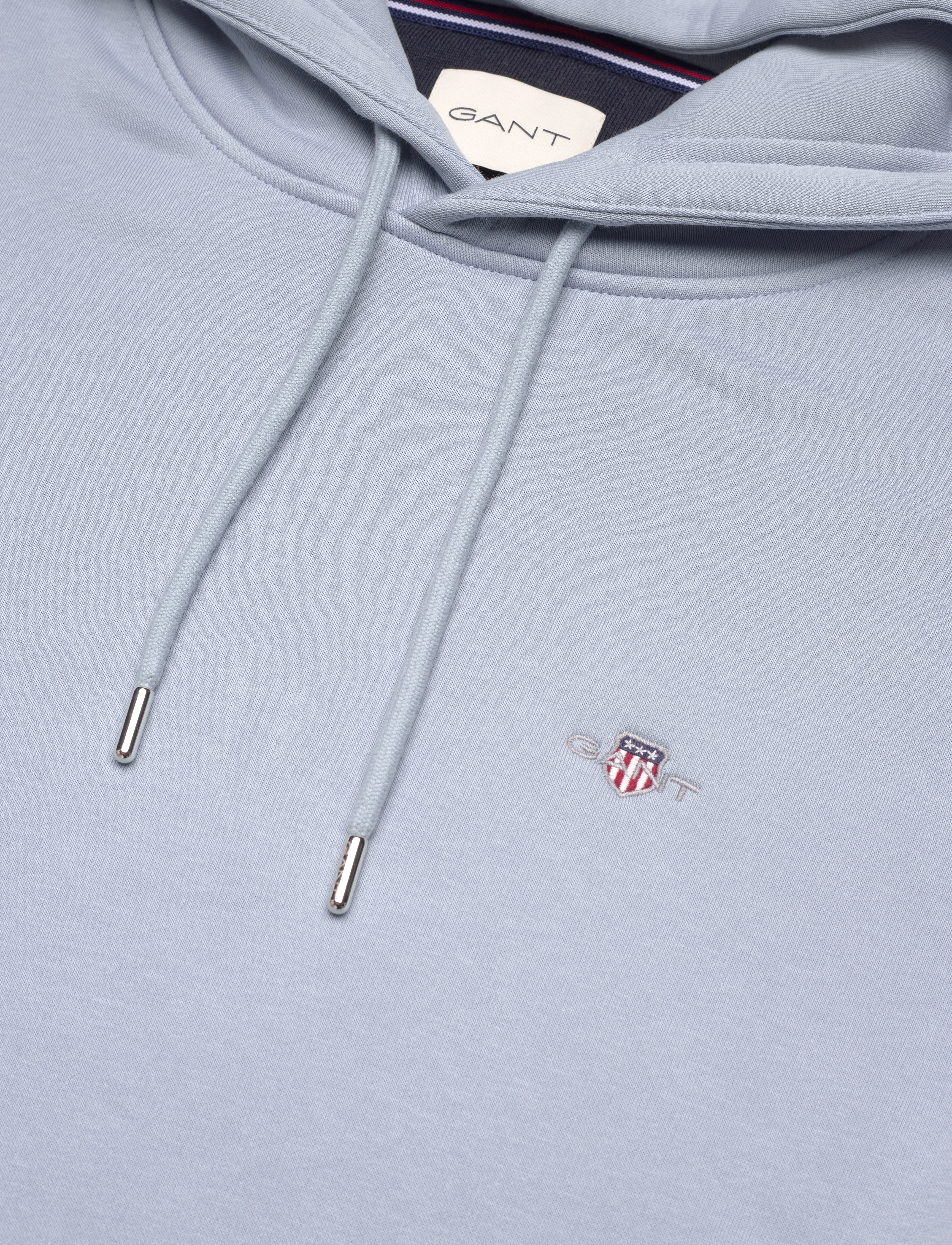 Gant - REG SHIELD HOODIE - sweatshirts - dove blue - 2