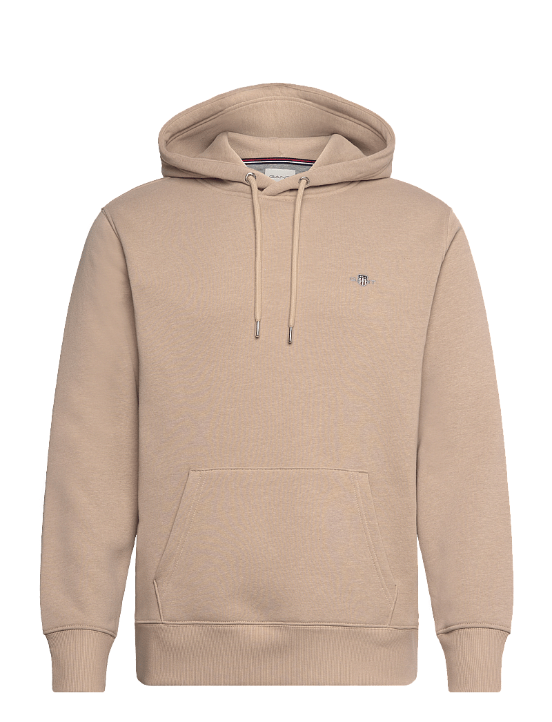 GANT - REG SHIELD HOODIE - hoodies - dry sand - 0