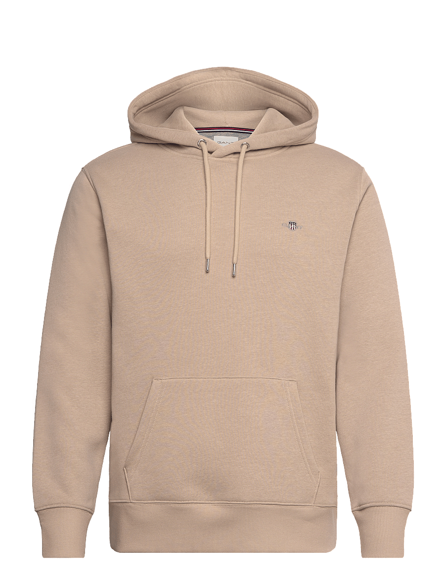 Gant - REG SHIELD HOODIE - kapuutsiga pusad - dry sand - 1