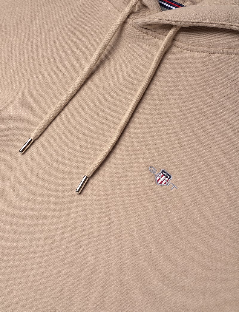 GANT - REG SHIELD HOODIE - hoodies - dry sand - 2