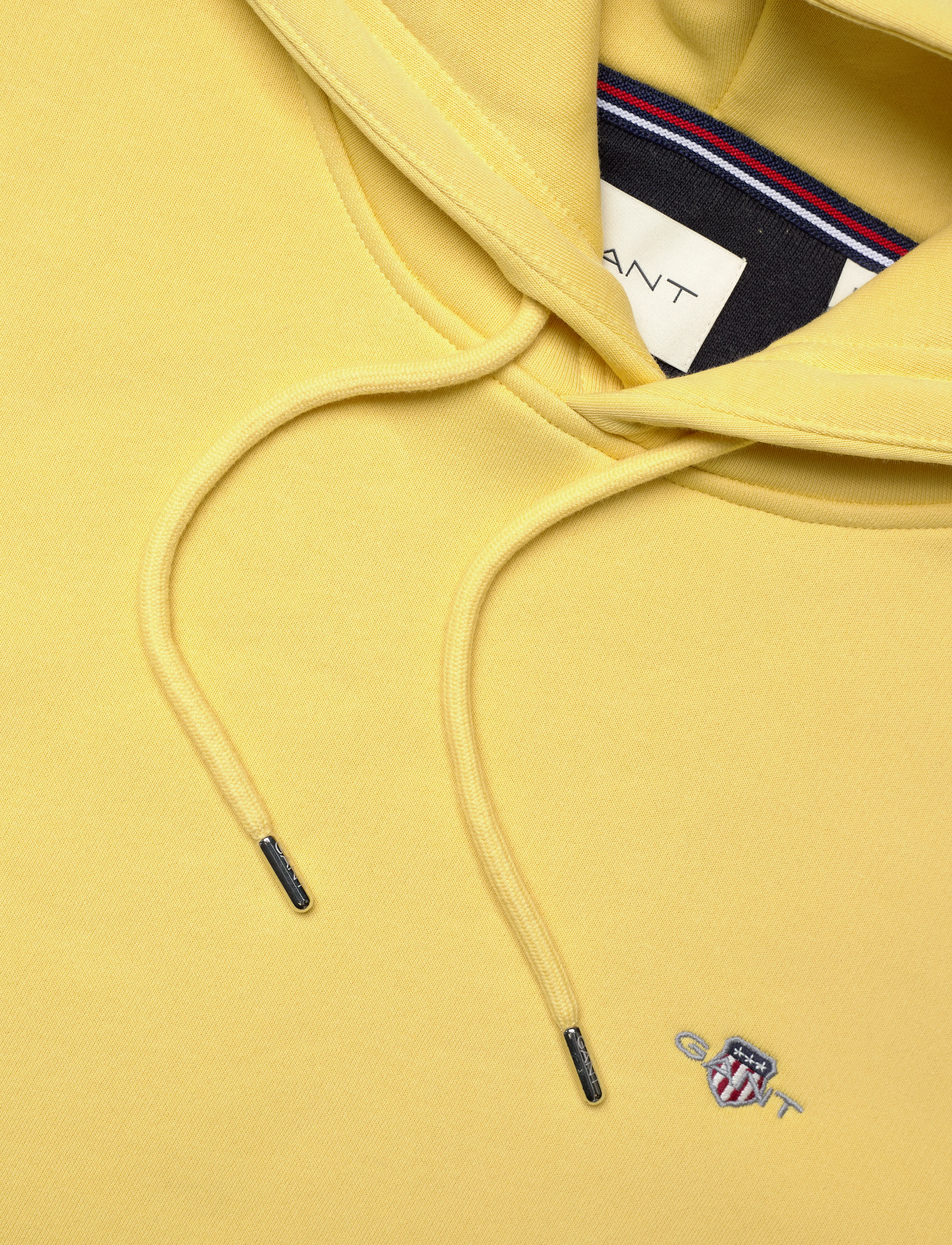 Gant - REG SHIELD HOODIE - hoodies - dusty yellow - 5
