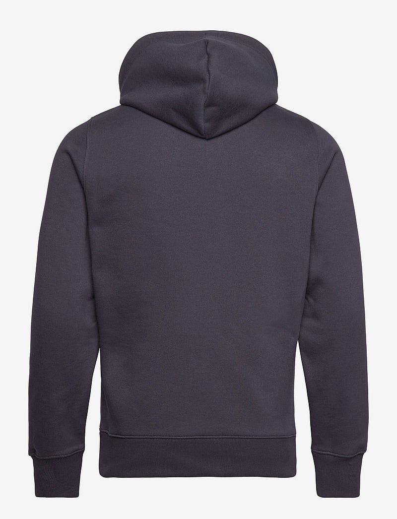 GANT - REG SHIELD HOODIE - hoodies - evening blue - 2