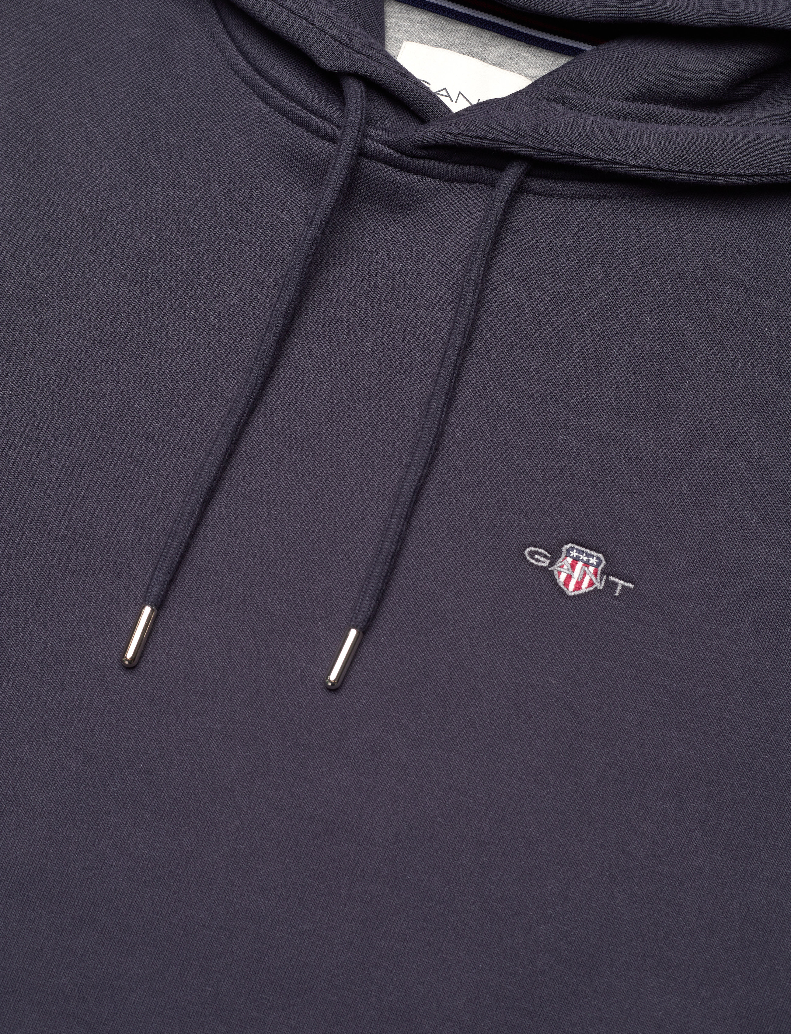 Gant - REG SHIELD HOODIE - hoodies - evening blue - 5