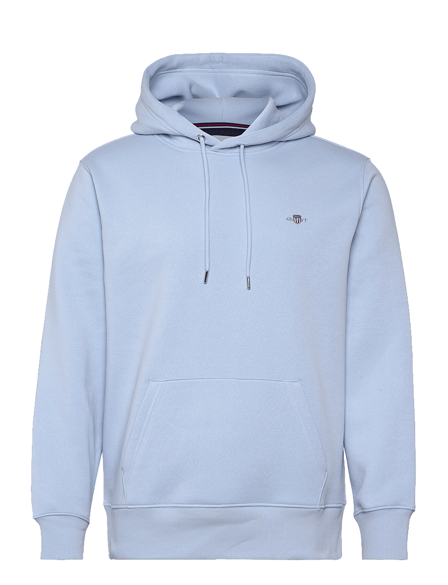 Gant - REG SHIELD HOODIE - hoodies - fresh blue - 1