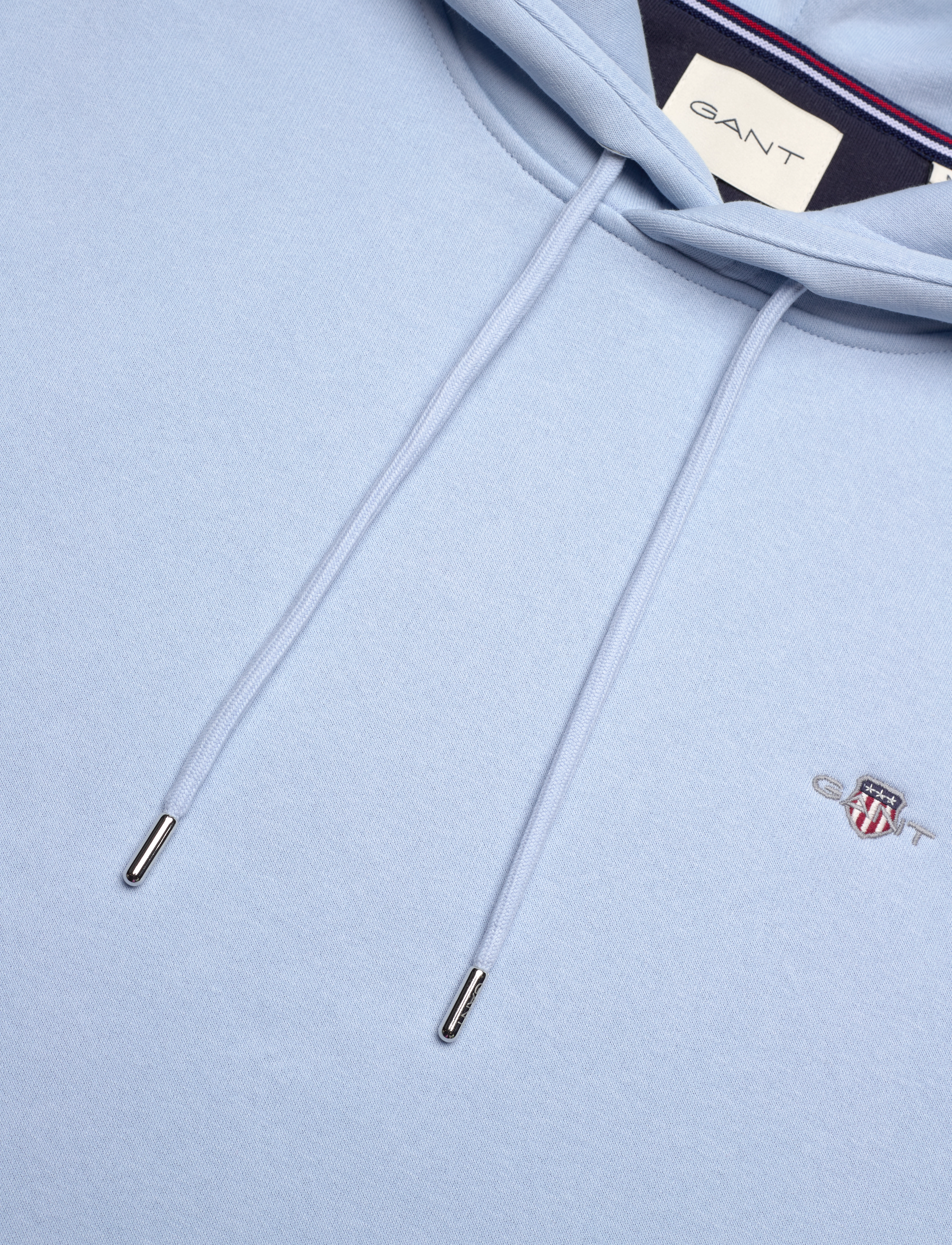 Gant - REG SHIELD HOODIE - kapuutsiga dressipluusid - fresh blue - 2