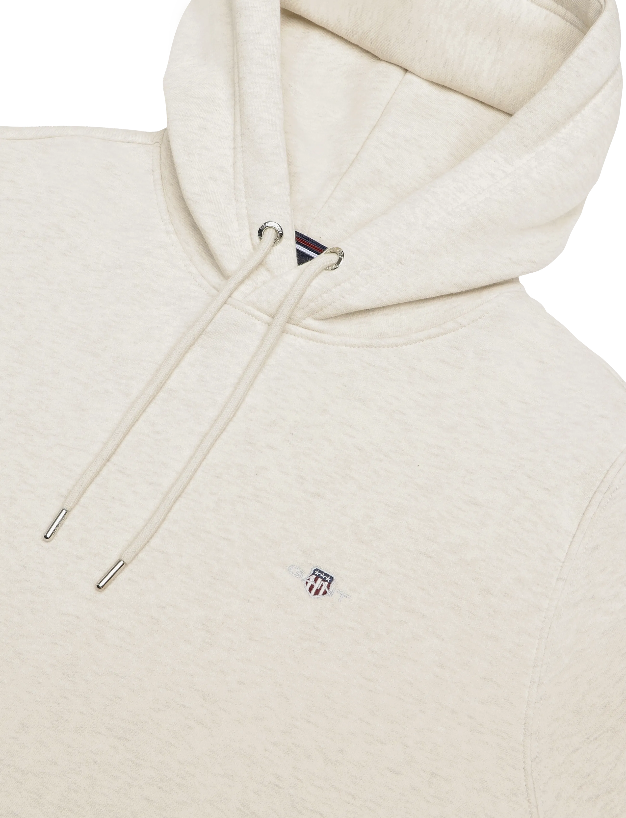 Gant - REG SHIELD HOODIE - kapuzenpullover - glacier melange - 5