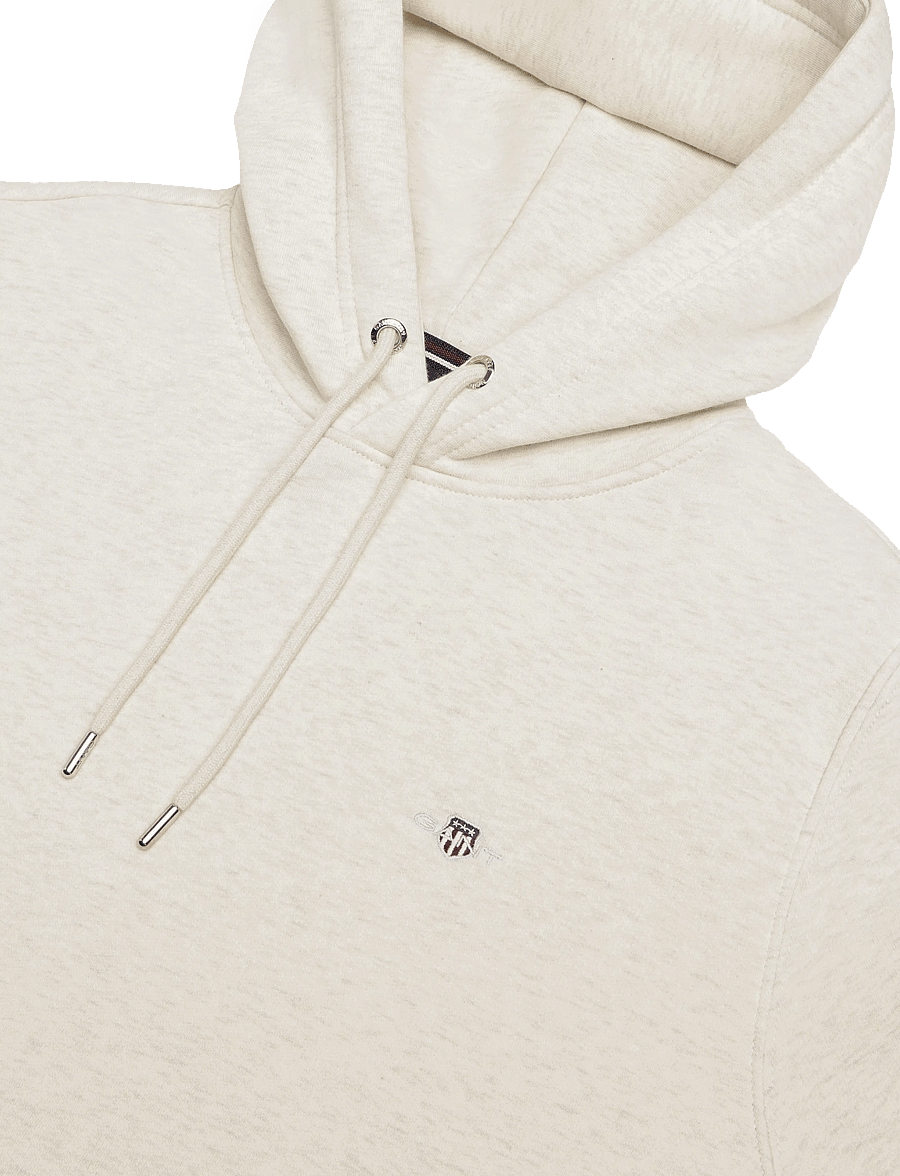 Gant - REG SHIELD HOODIE - hoodies - glacier melange - 5