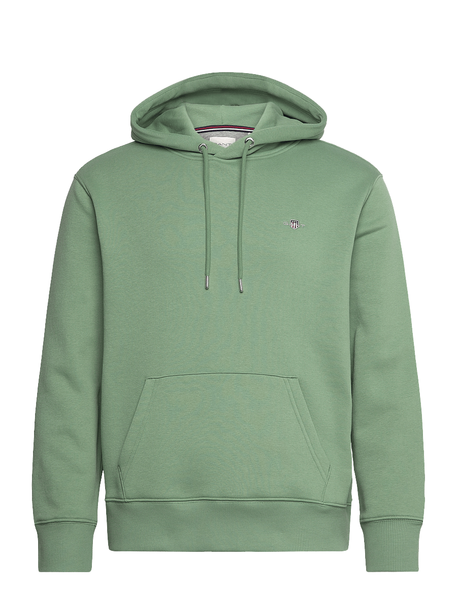 Gant - REG SHIELD HOODIE - kapuutsiga pusad - kalamata green - 1