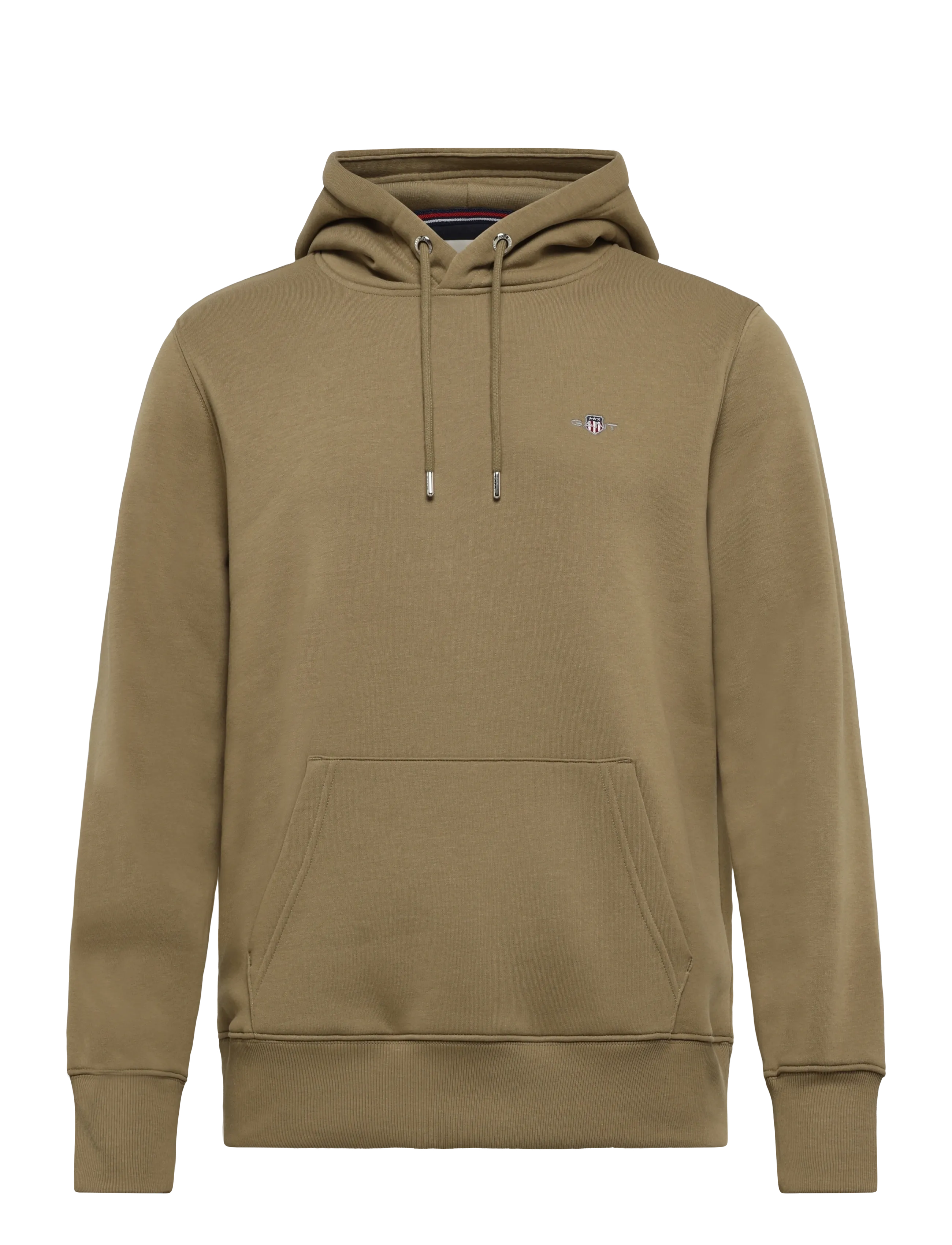 Gant - REG SHIELD HOODIE - kapuzenpullover - light taupe - 1