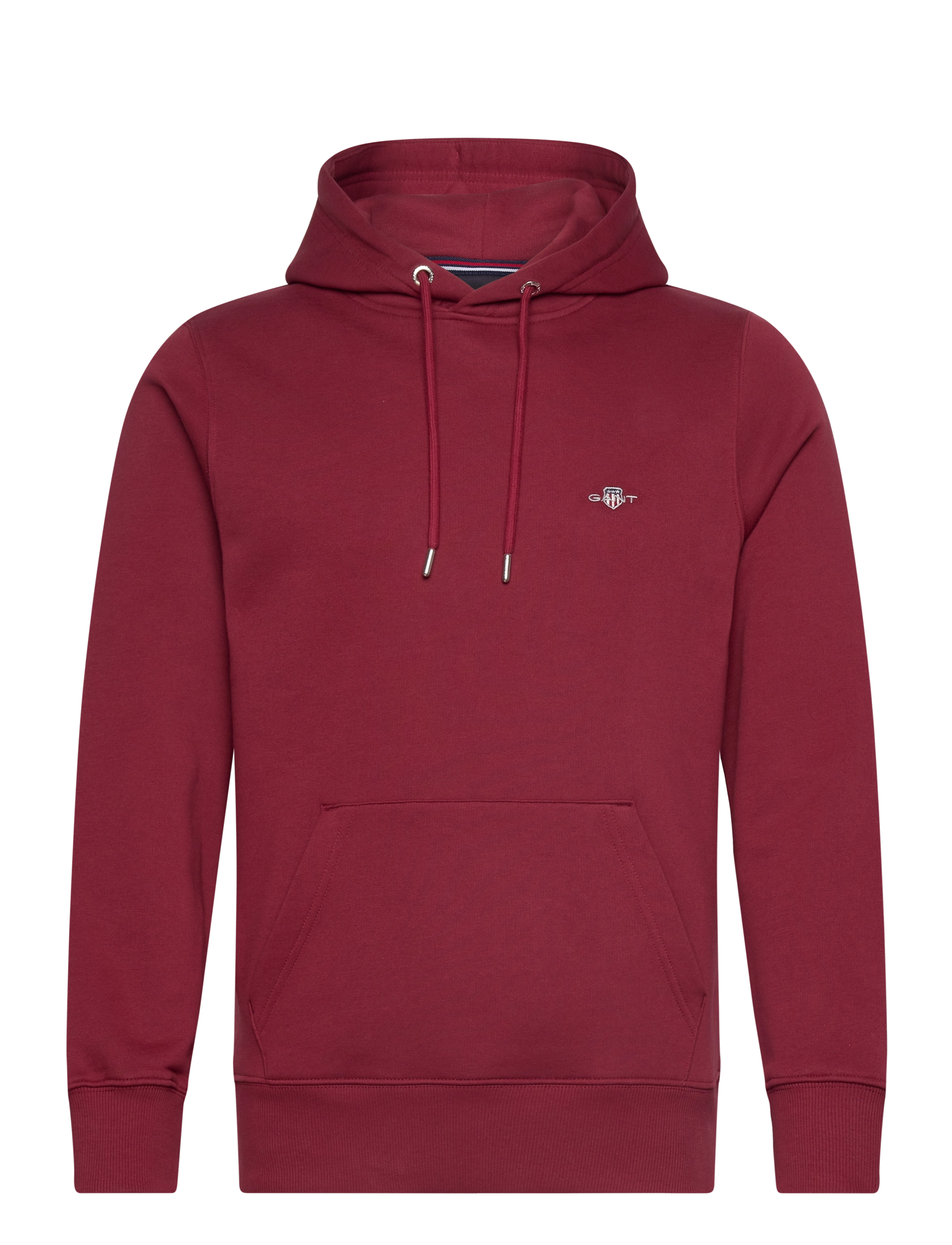 Gant REG SHIELD HOODIE - Kapuzenpullover - PLUMPED RED / red
